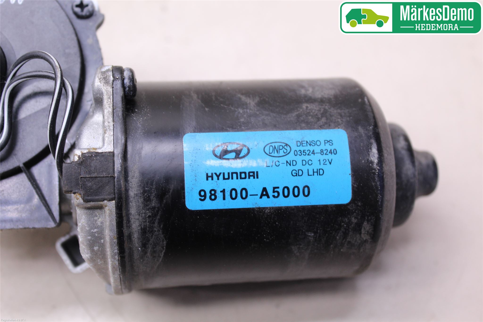 Hyundai i30 GD 13-17 Torkarmotor Vindruta