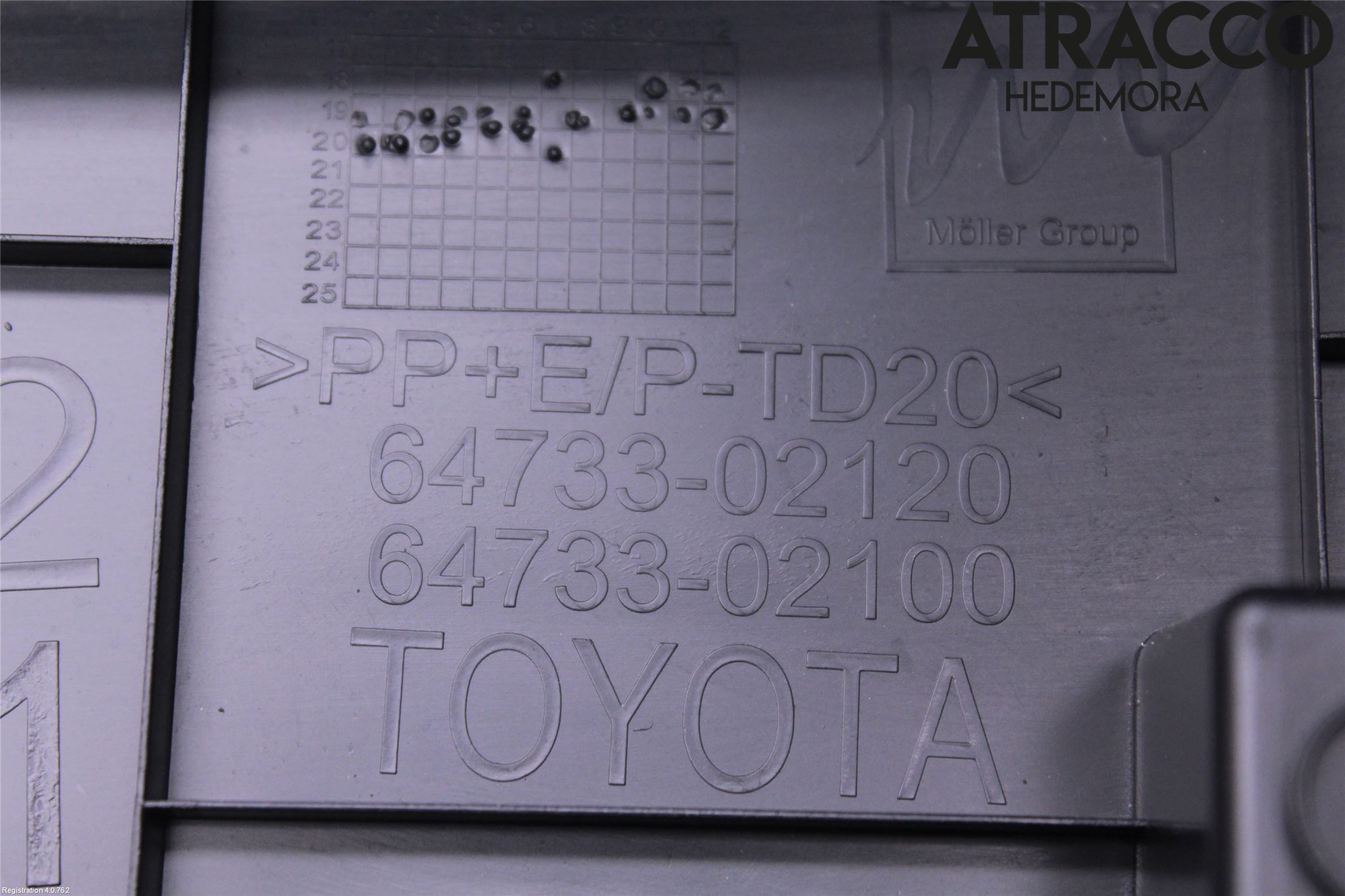 Toyota COROLLA 19- Inredning Bakluckeklädsel