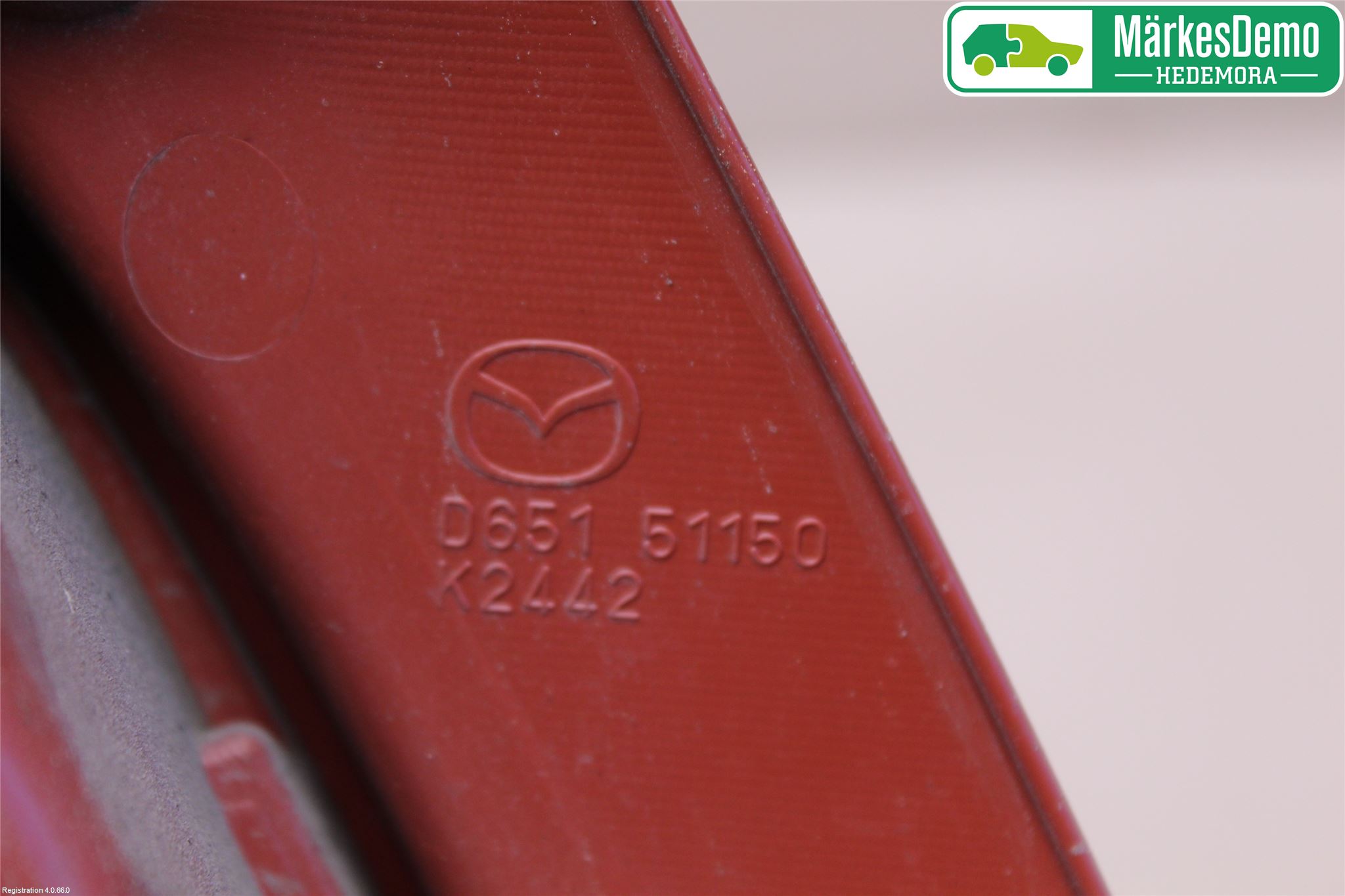 Mazda 2 (DE) 08-15 Bakljus Höger