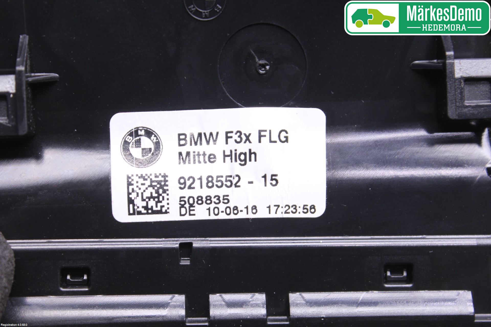 BMW 3 GT F34 13-19 Defrosterkanal-Munstycke