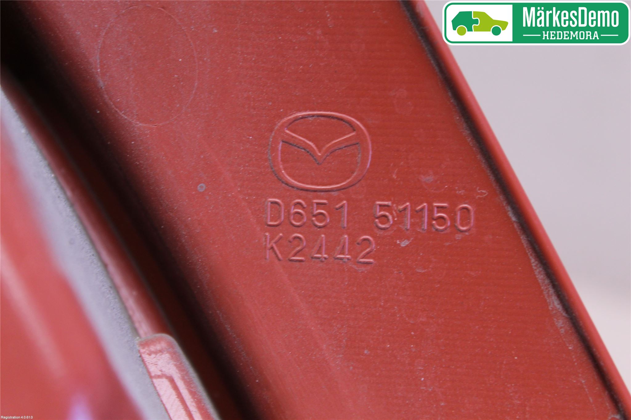 Mazda 2 (DE) 08-15 Bakljus Höger