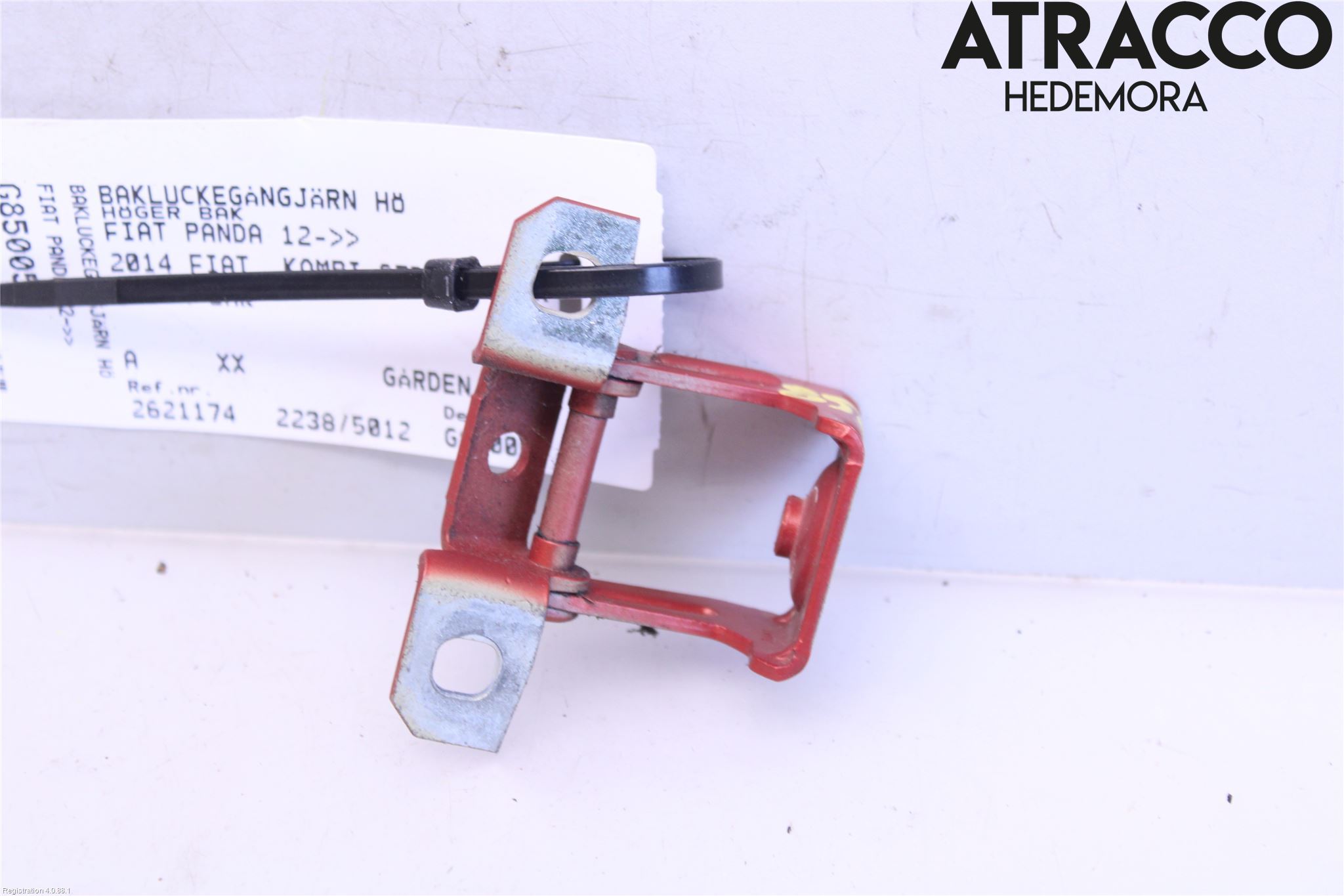 Fiat PANDA 12- Bakluckegångjärn Hö