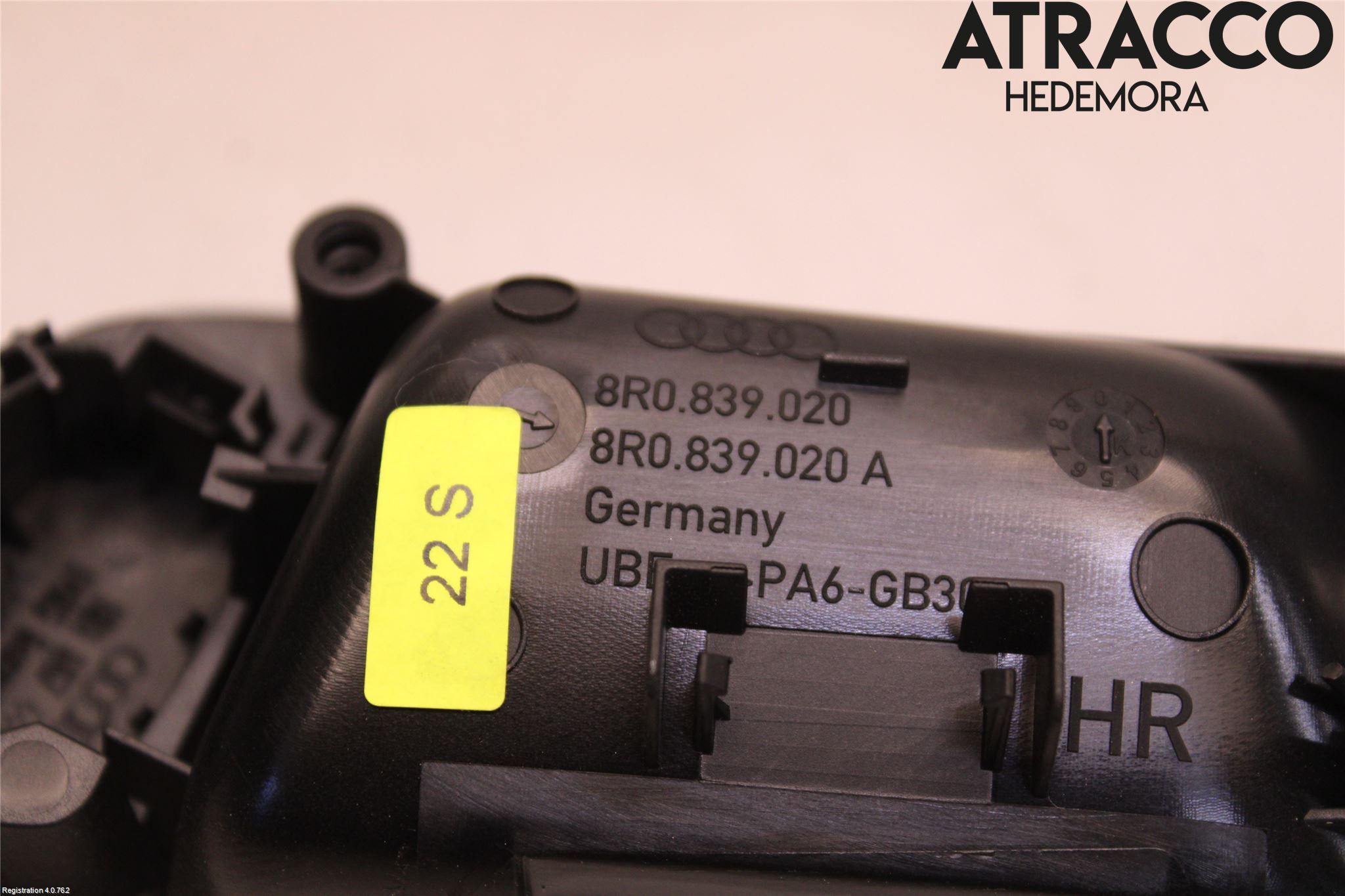 Audi Q5 09-16 Dörrhandtag Inre Hö