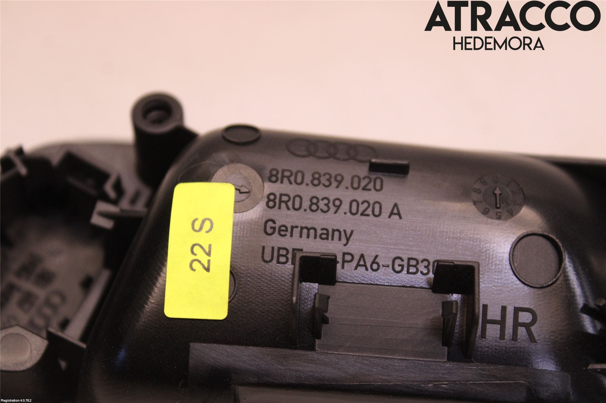 Audi Q5 09-16 Dörrhandtag Inre Hö