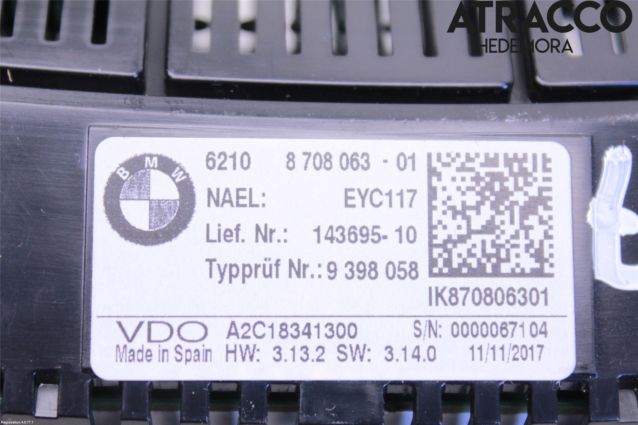 BMW 5 G30/G31/F90 17-23 Instrument Komb