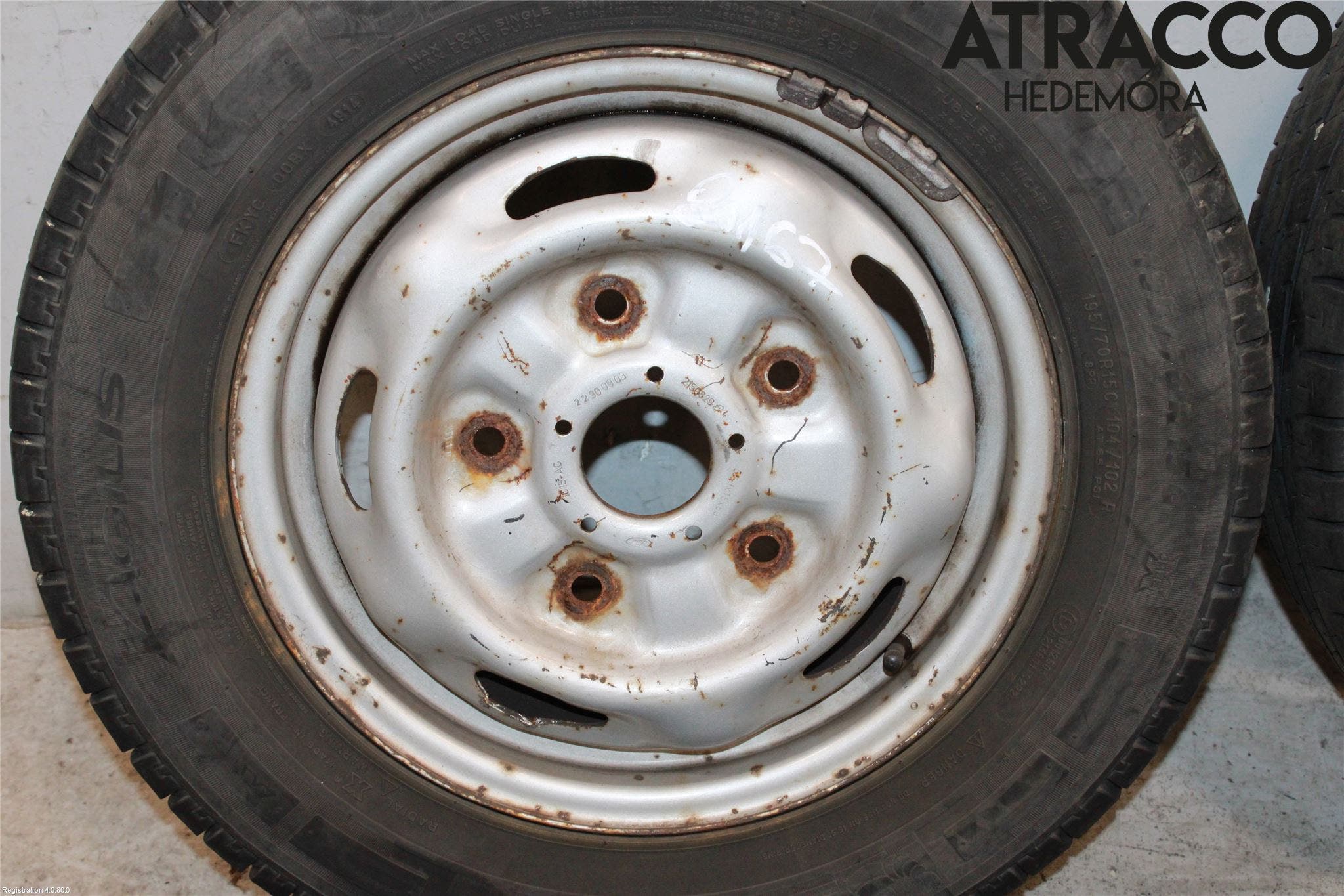 Ford TRANSIT    00-06 Sommardäck Plåtfälg 4St