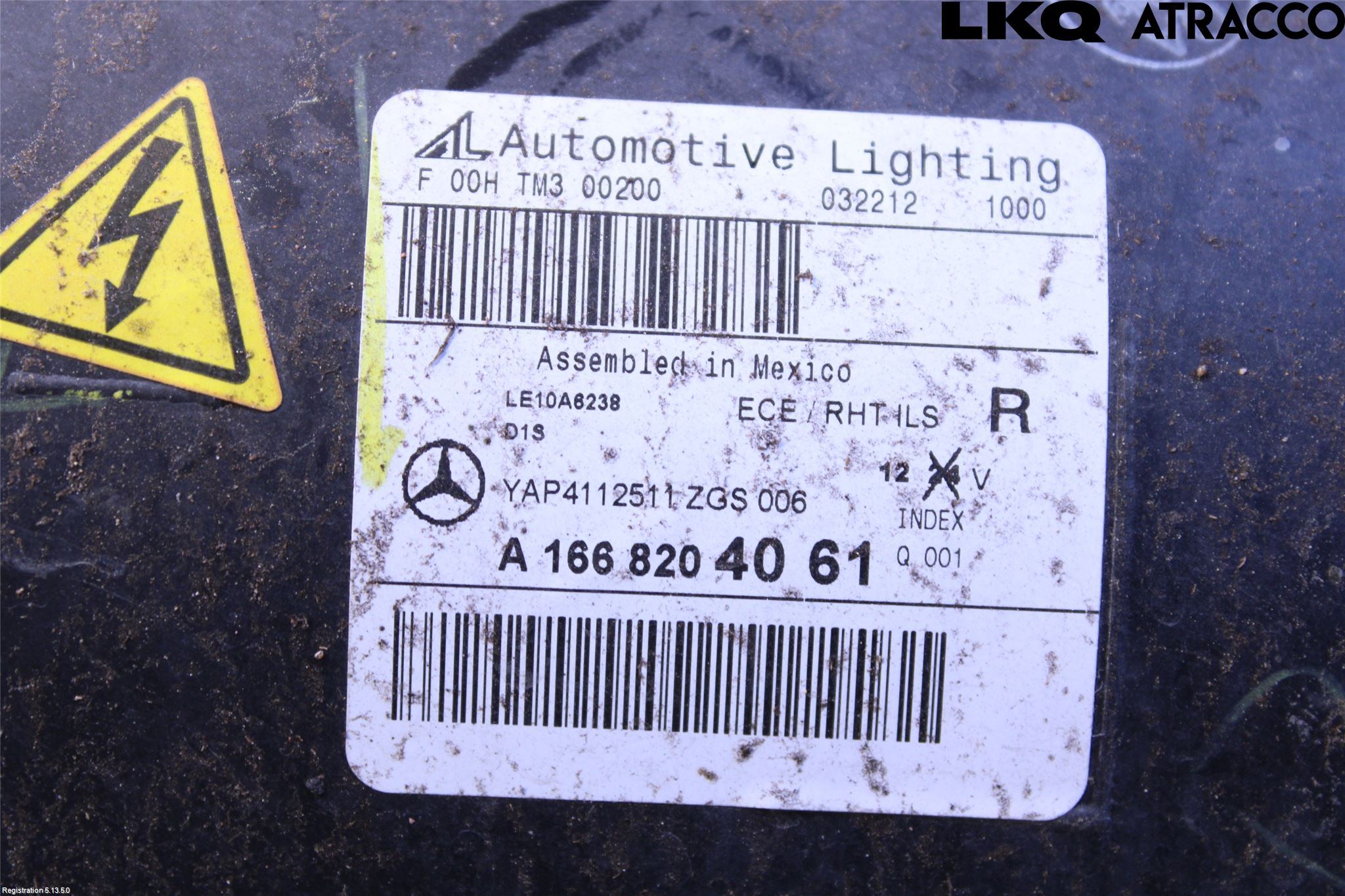 Mercedes-Benz MB ML/GLE-KLASS (W166) 12-18 Strålkastare Höger