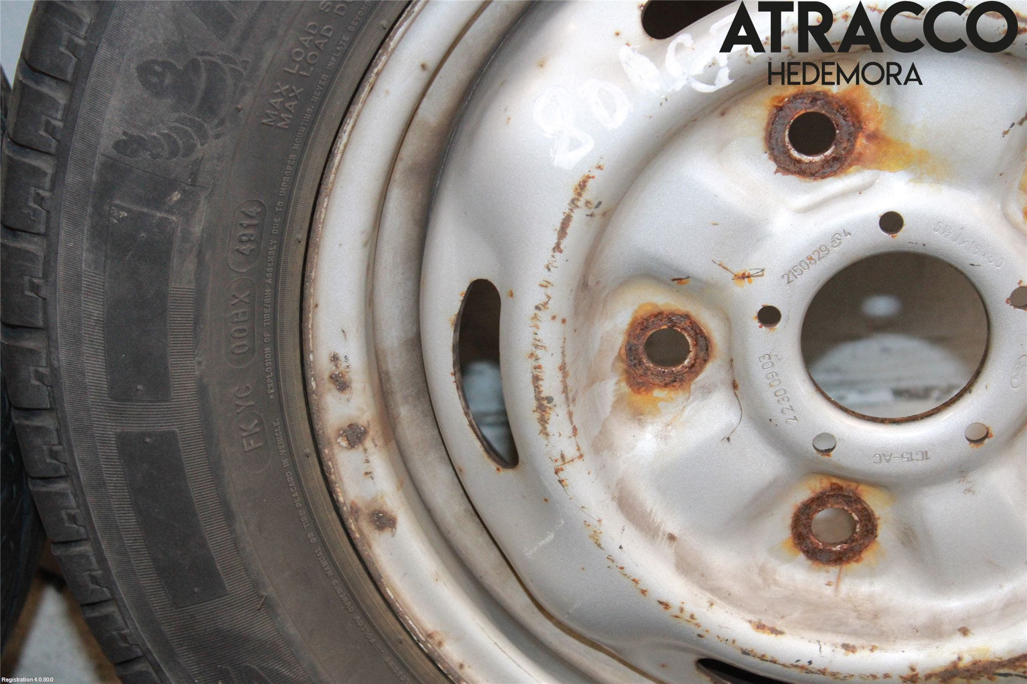 Ford TRANSIT    00-06 Sommardäck Plåtfälg 4St