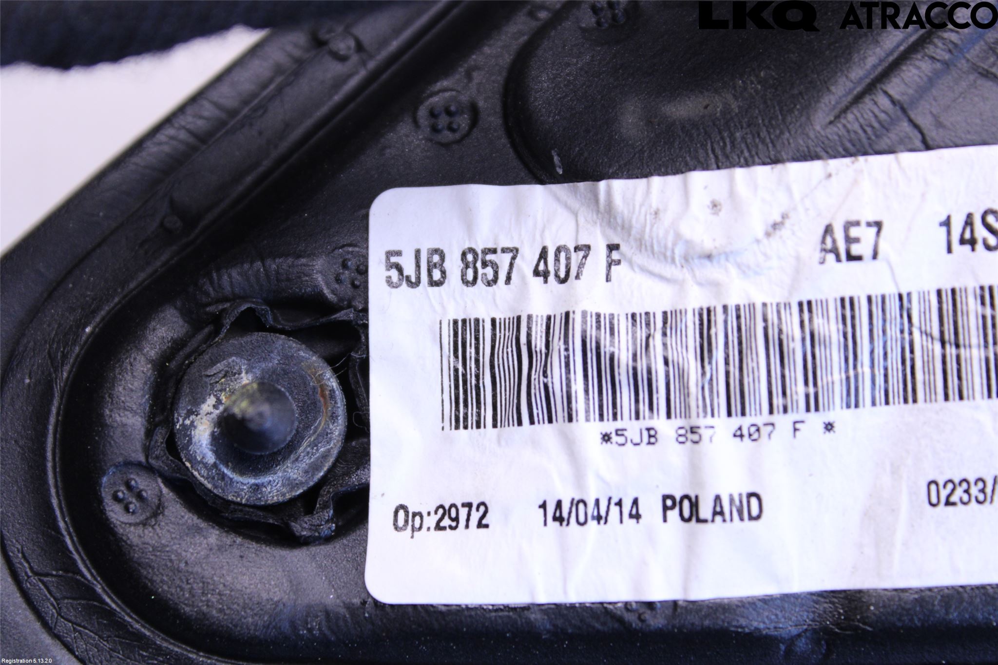 Skoda RAPID Spegel Yttre El Vä