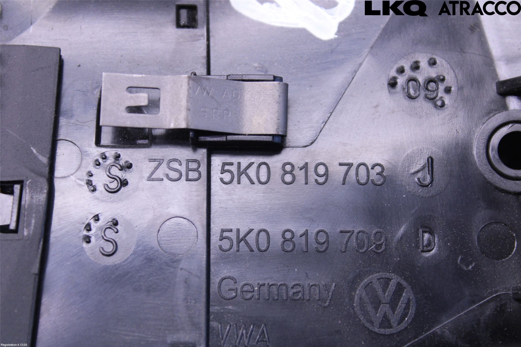 Volkswagen VW GOLF VI 09-13 Defrosterkanal-Munstycke