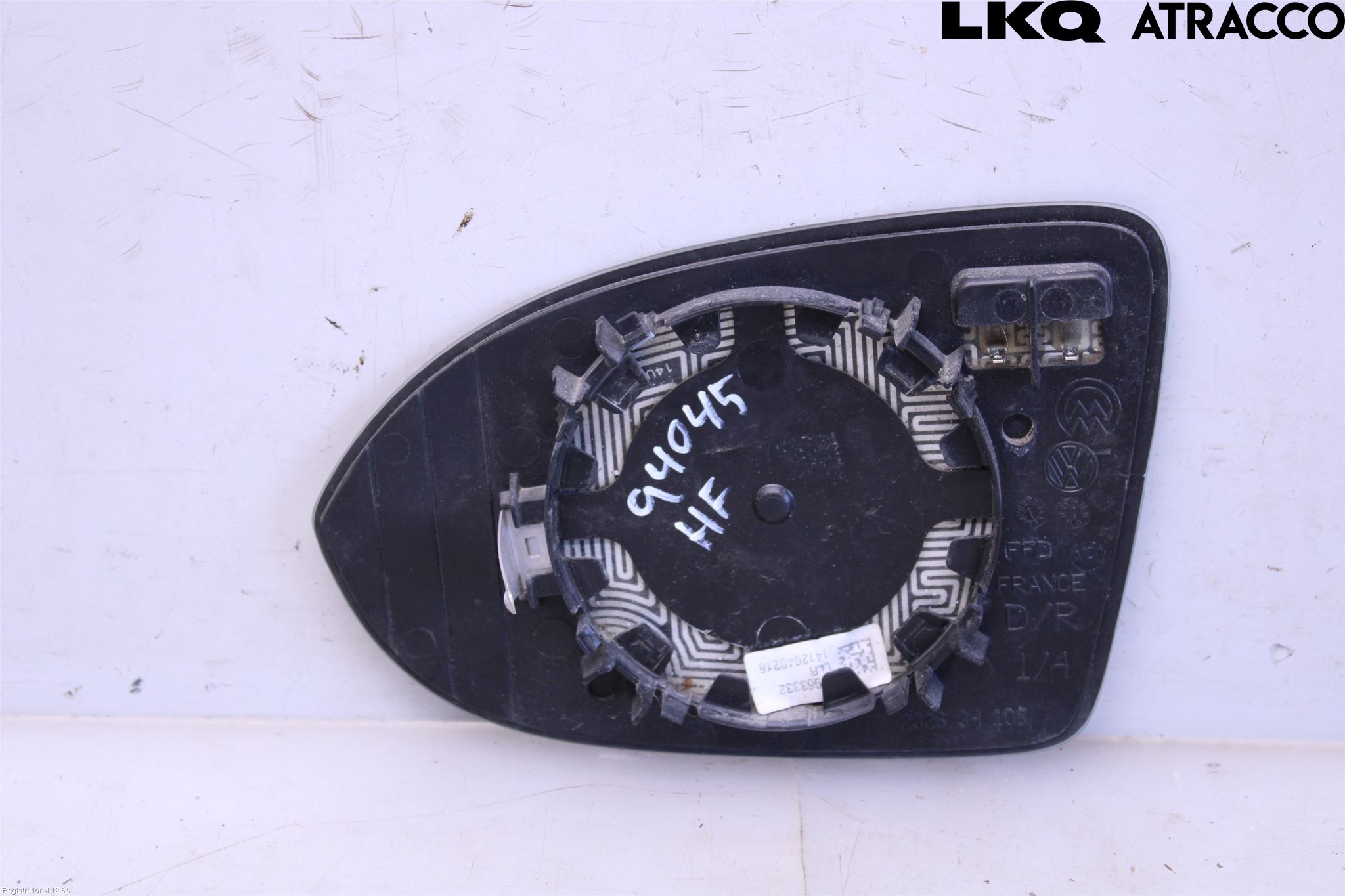 Volkswagen VW PASSAT 15-19 Spegelglas Hö