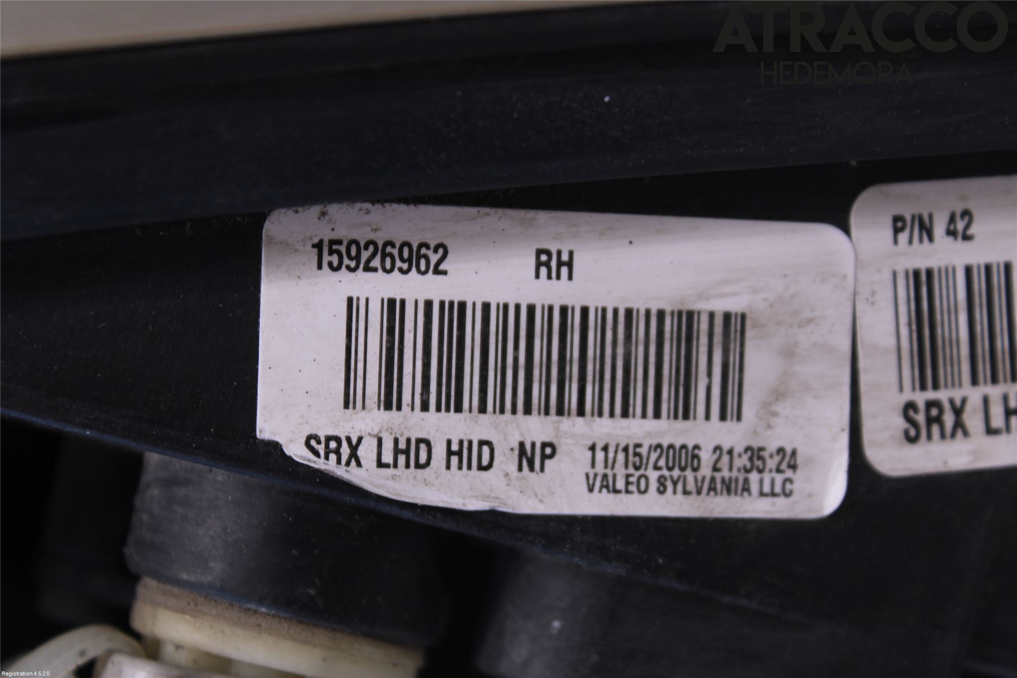 Cadillac SRX Strålkastare Höger