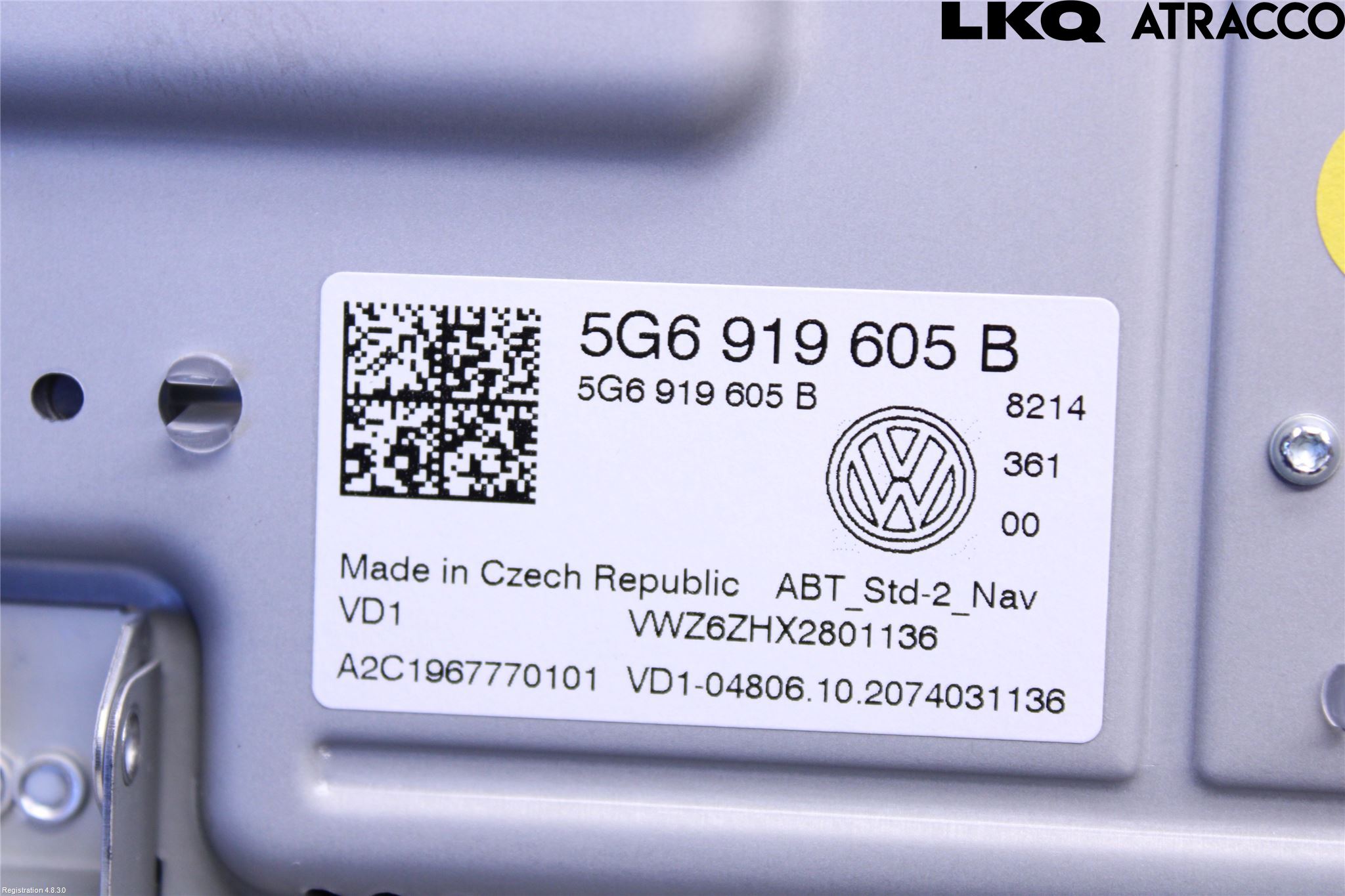 Volkswagen VW TOURAN 16- Cd Radio - Multimediapanel