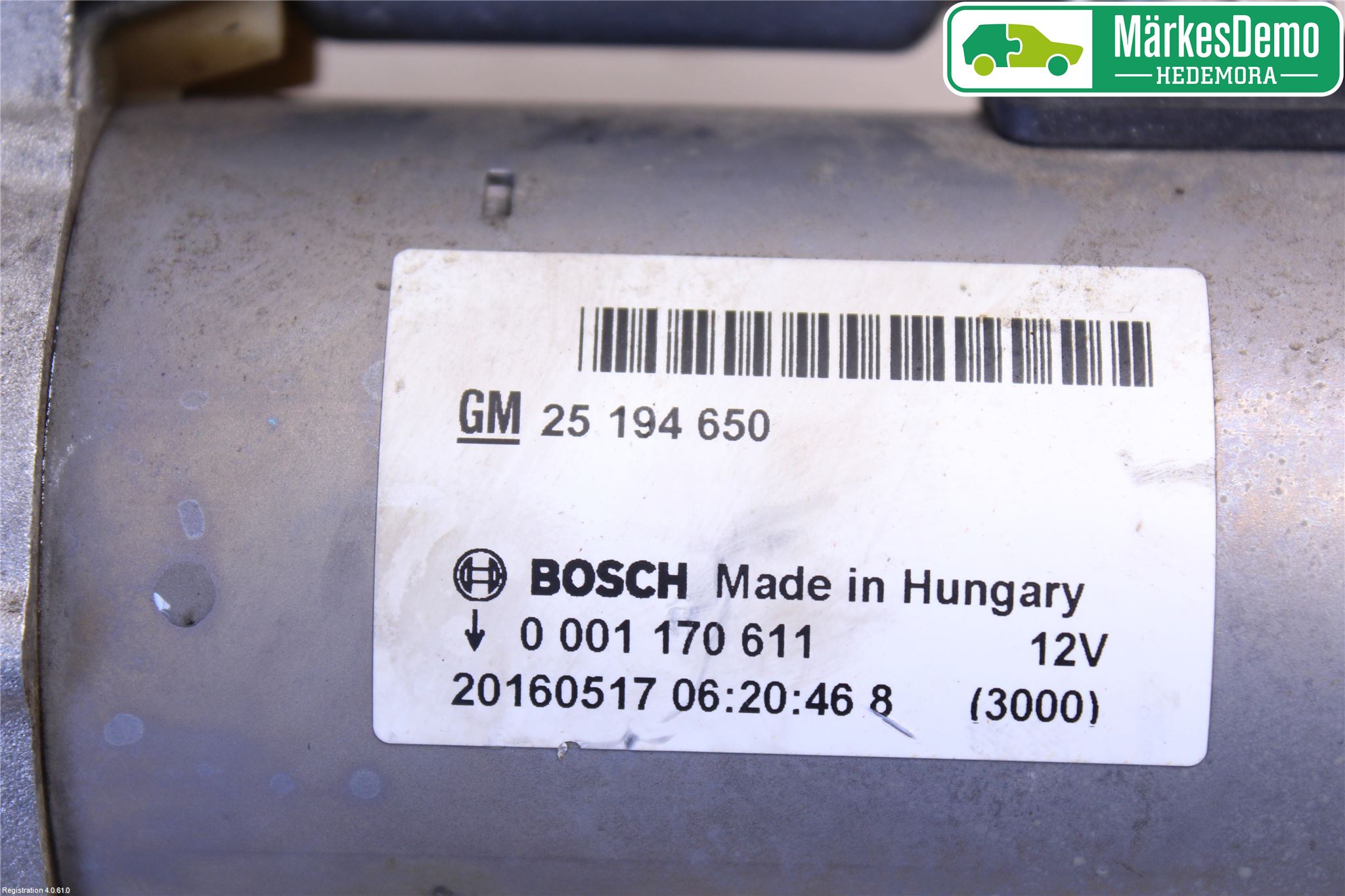 Opel CORSA E 15-19 Startmotor