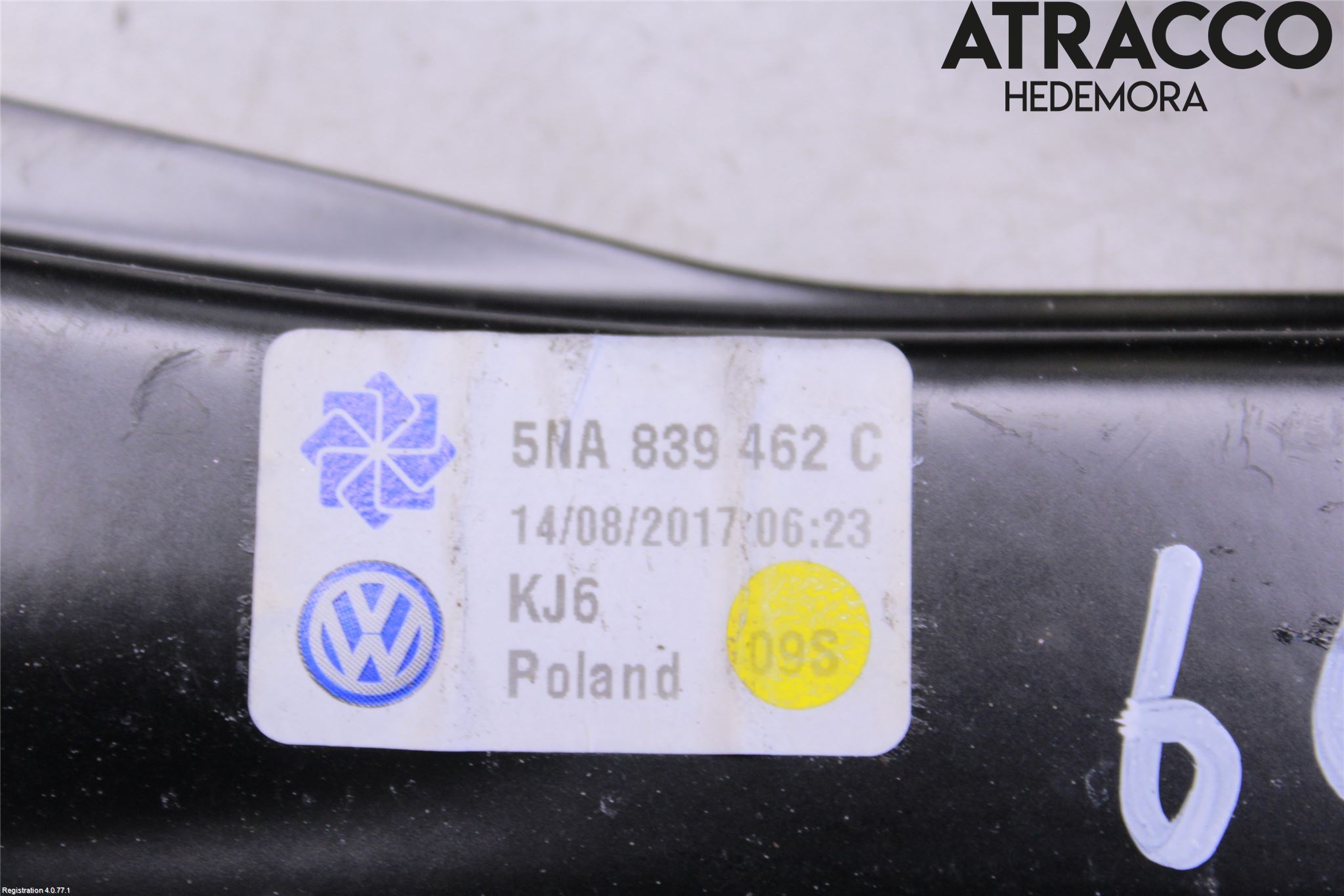 Volkswagen VW TIGUAN 16-24 Fönsterhiss El Kompl