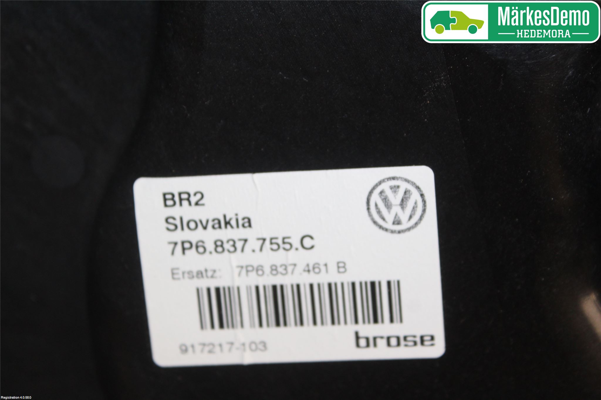 Volkswagen VW TOUAREG 7P 11-18 Fönsterhiss El Kompl