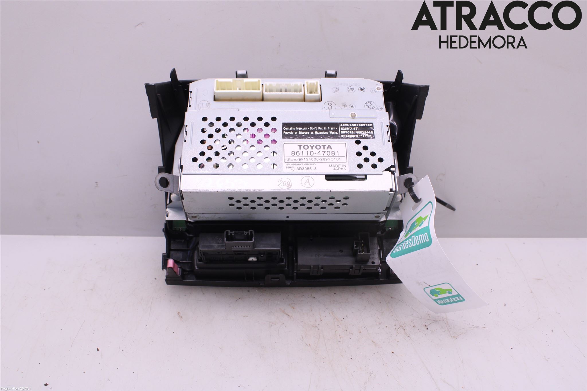 Toyota PRIUS NWH20 04-08 Multifunktionsdisplay