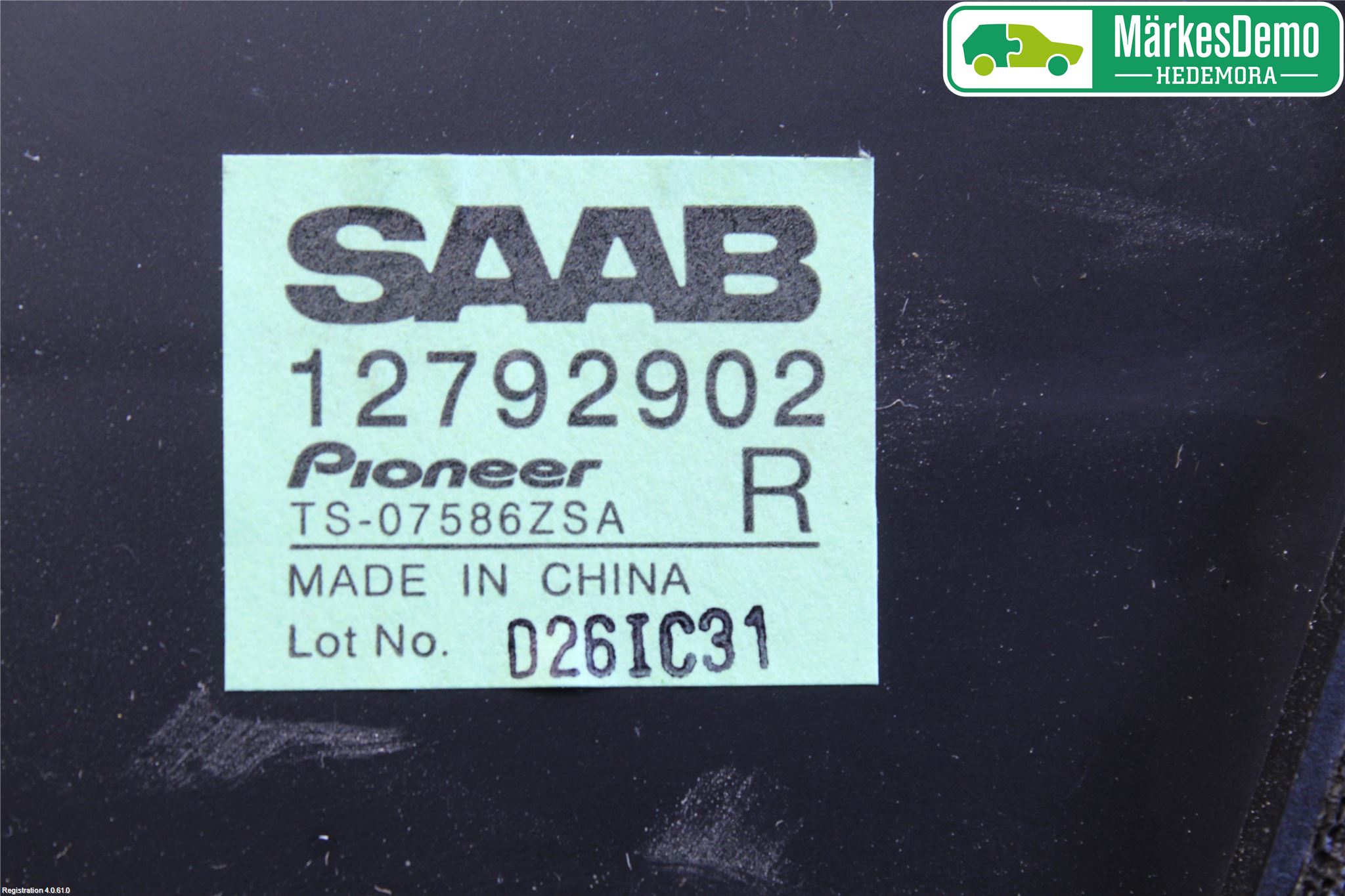 Saab 9-3 VER2/VER3 08-15 Högtalare