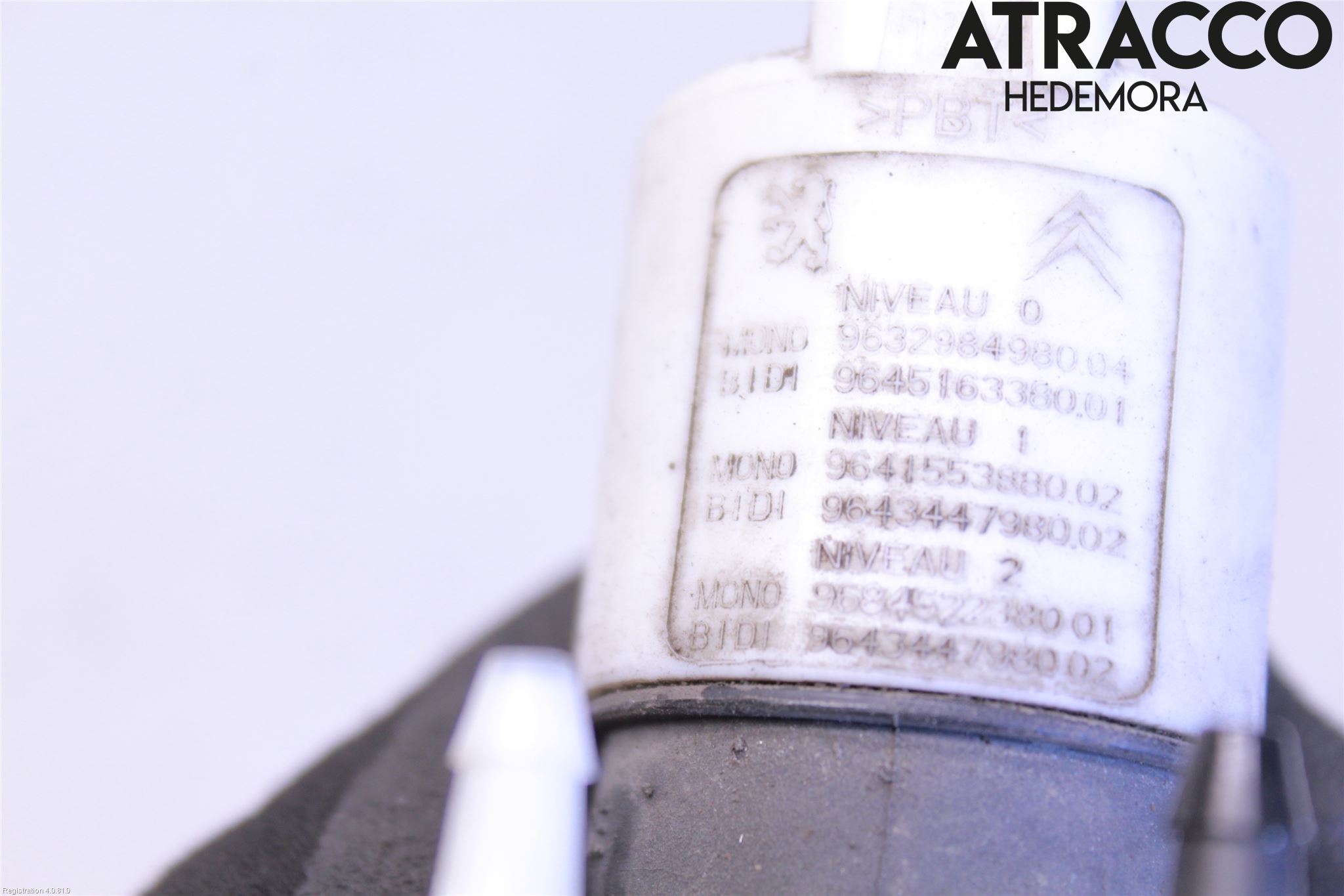 Citroen C4 II 11-18 Spolarpump Vindruta