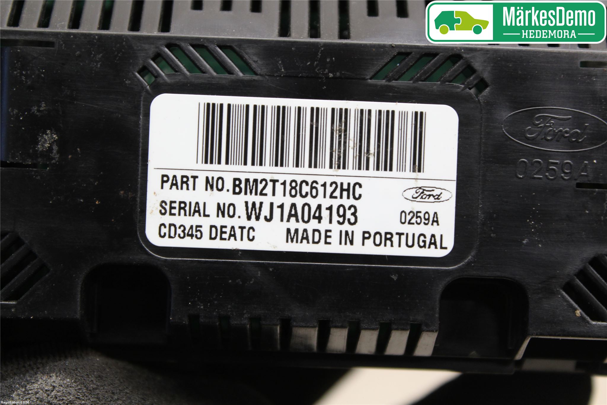 Ford MONDEO 07-15 Ac Styrenhet Ac Manöveren