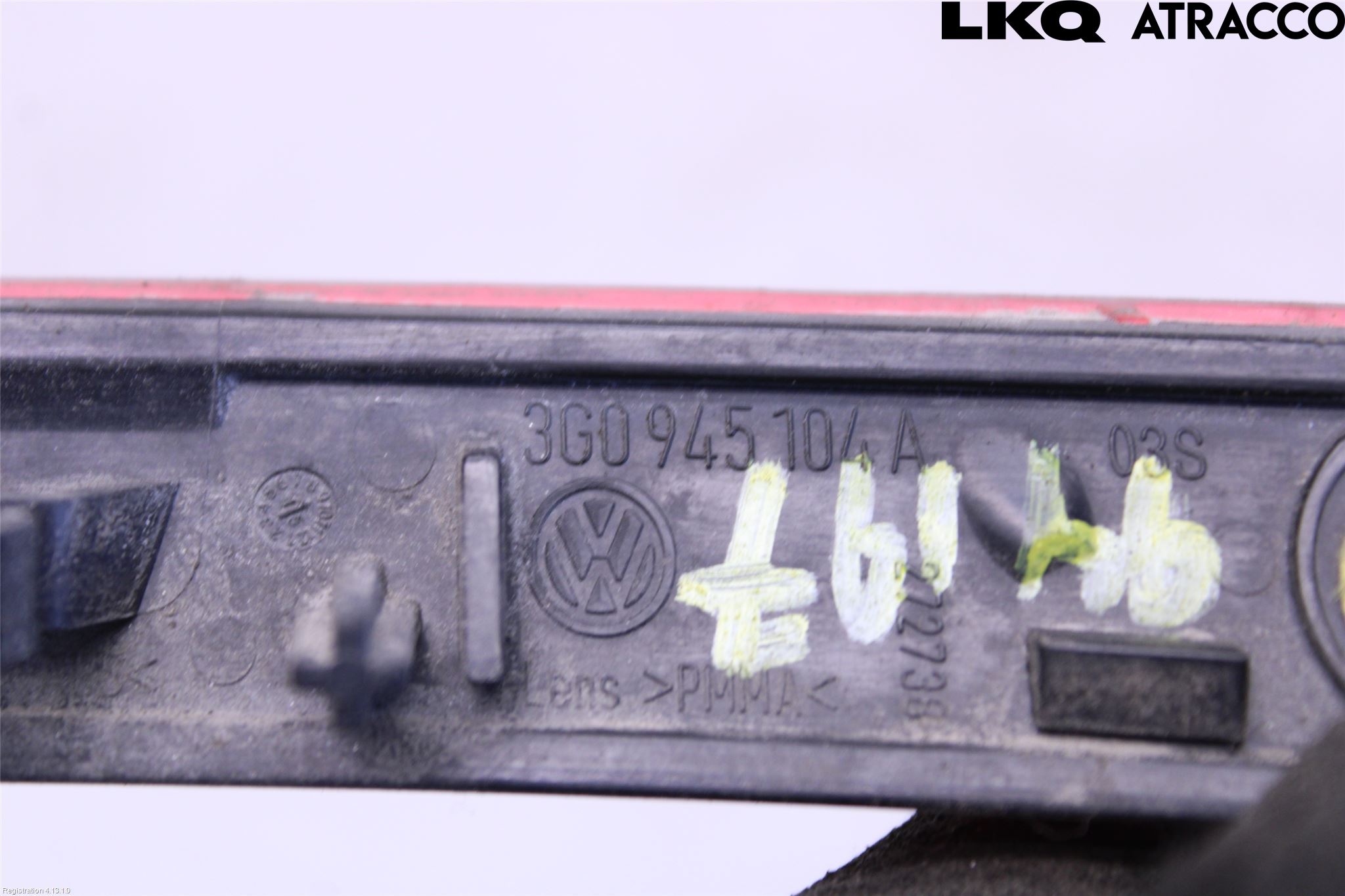 Volkswagen VW PASSAT 15-19 Dimljus/Reflex Bak