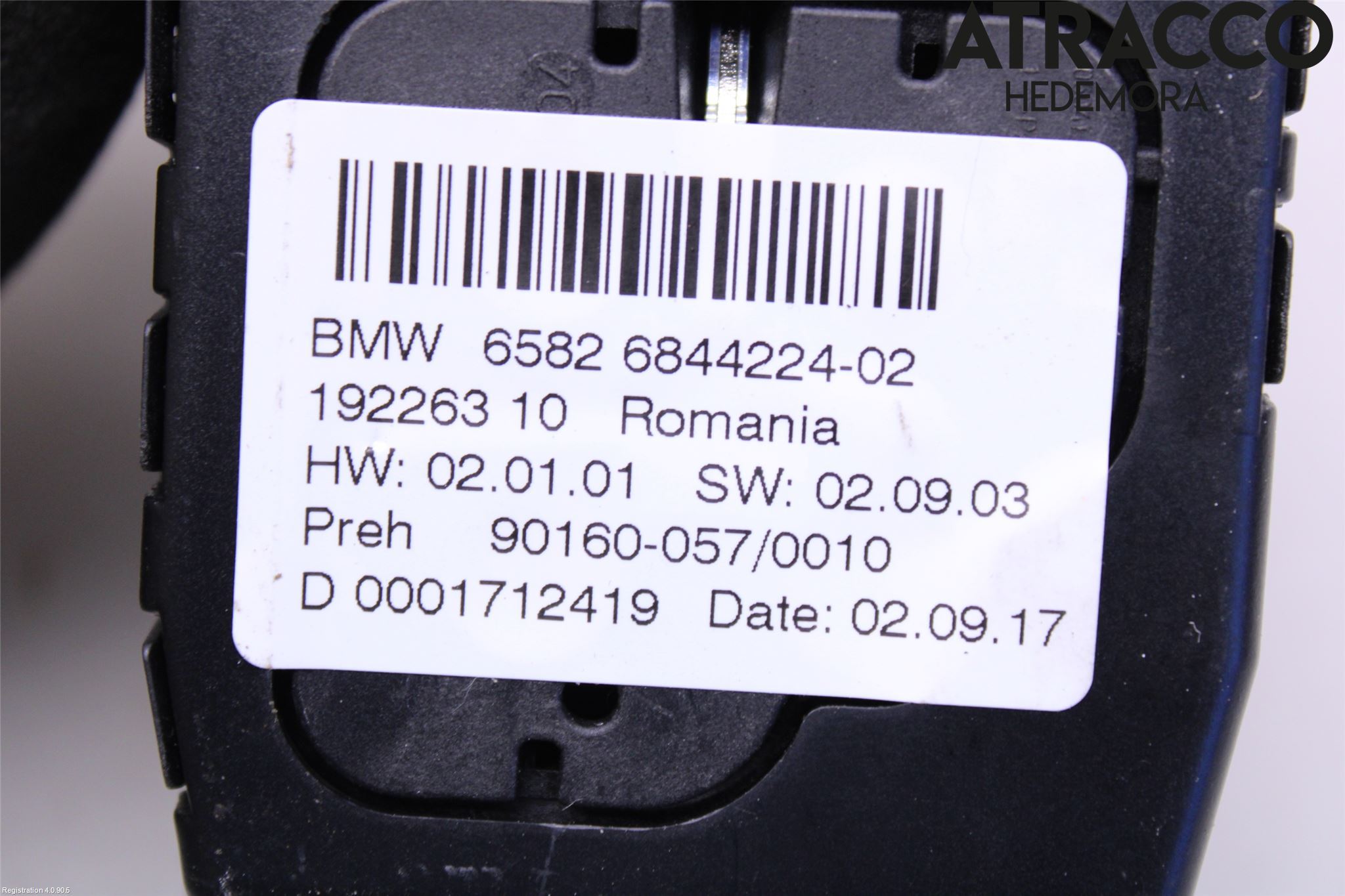 BMW 5 G30/G31/F90 17-23 Strömställare Färddator