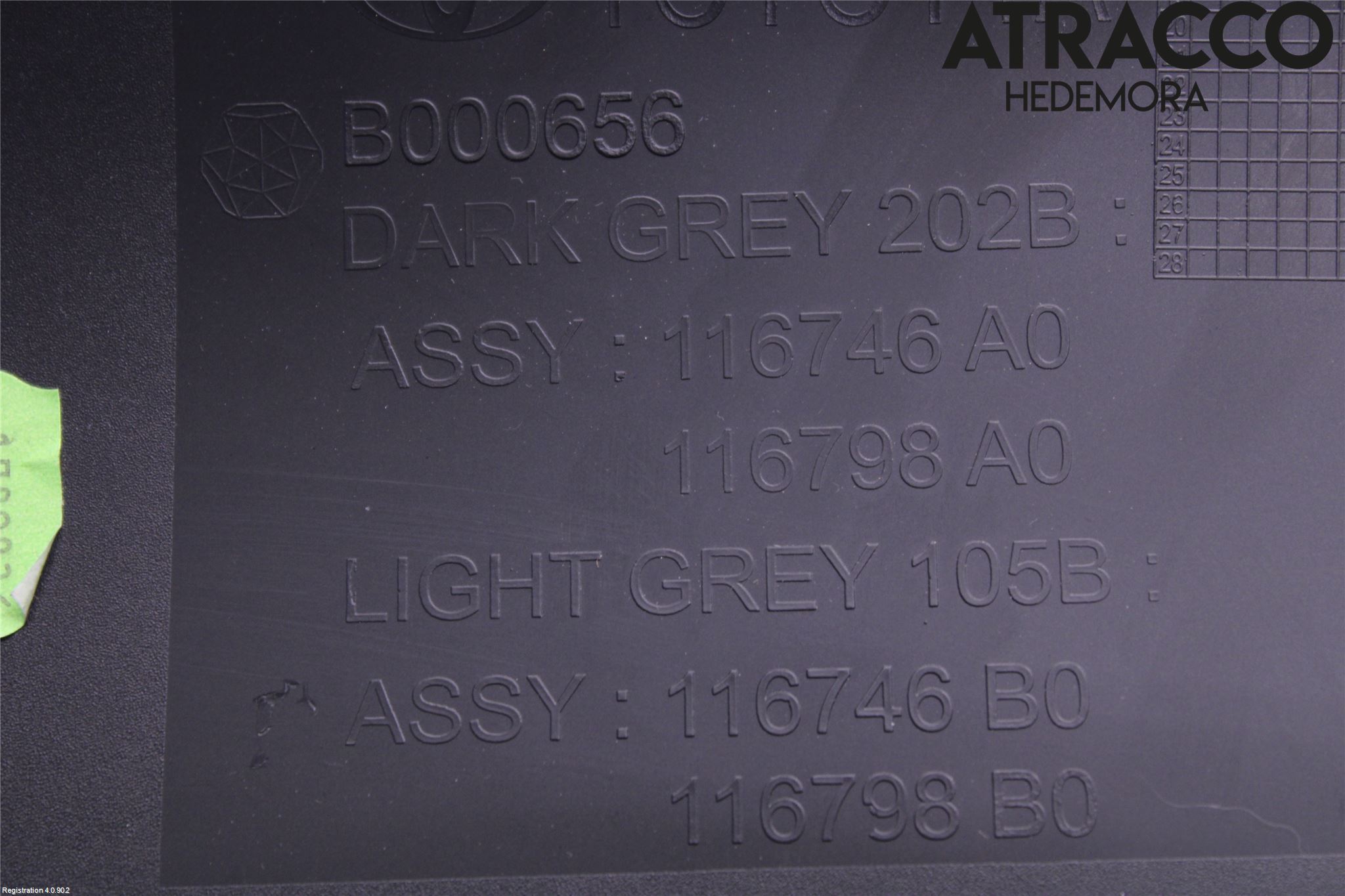 Toyota YARIS XP21 20- Handskfacklucka