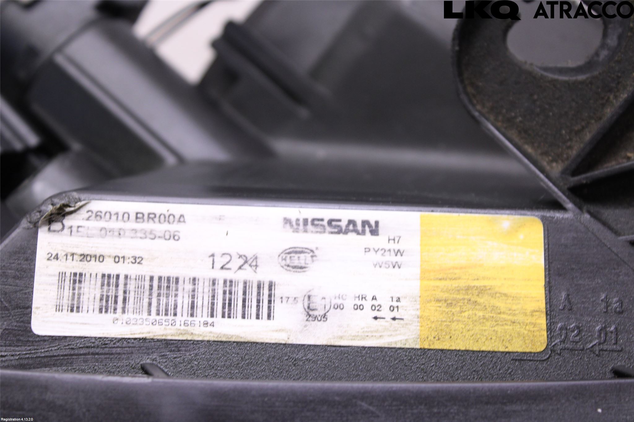 Nissan QASHQAI 10-14 Strålkastare Höger
