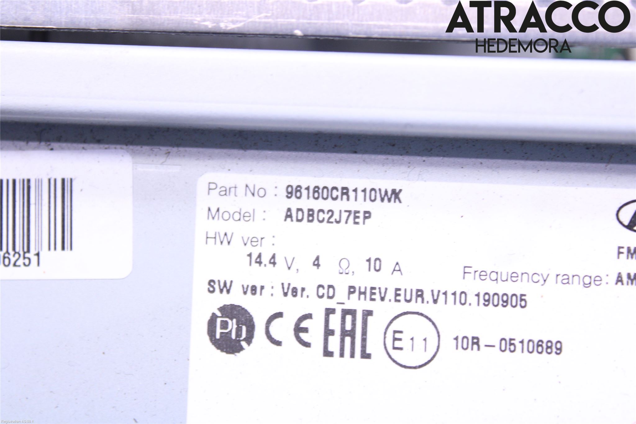 Kia CEED/CEED SW 19- Cd Radio - Multimediapanel