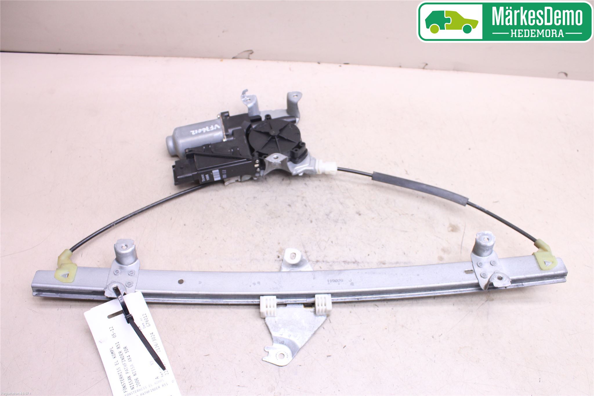 Nissan PATHFINDER R51 05-12 Fönsterhiss El Kompl