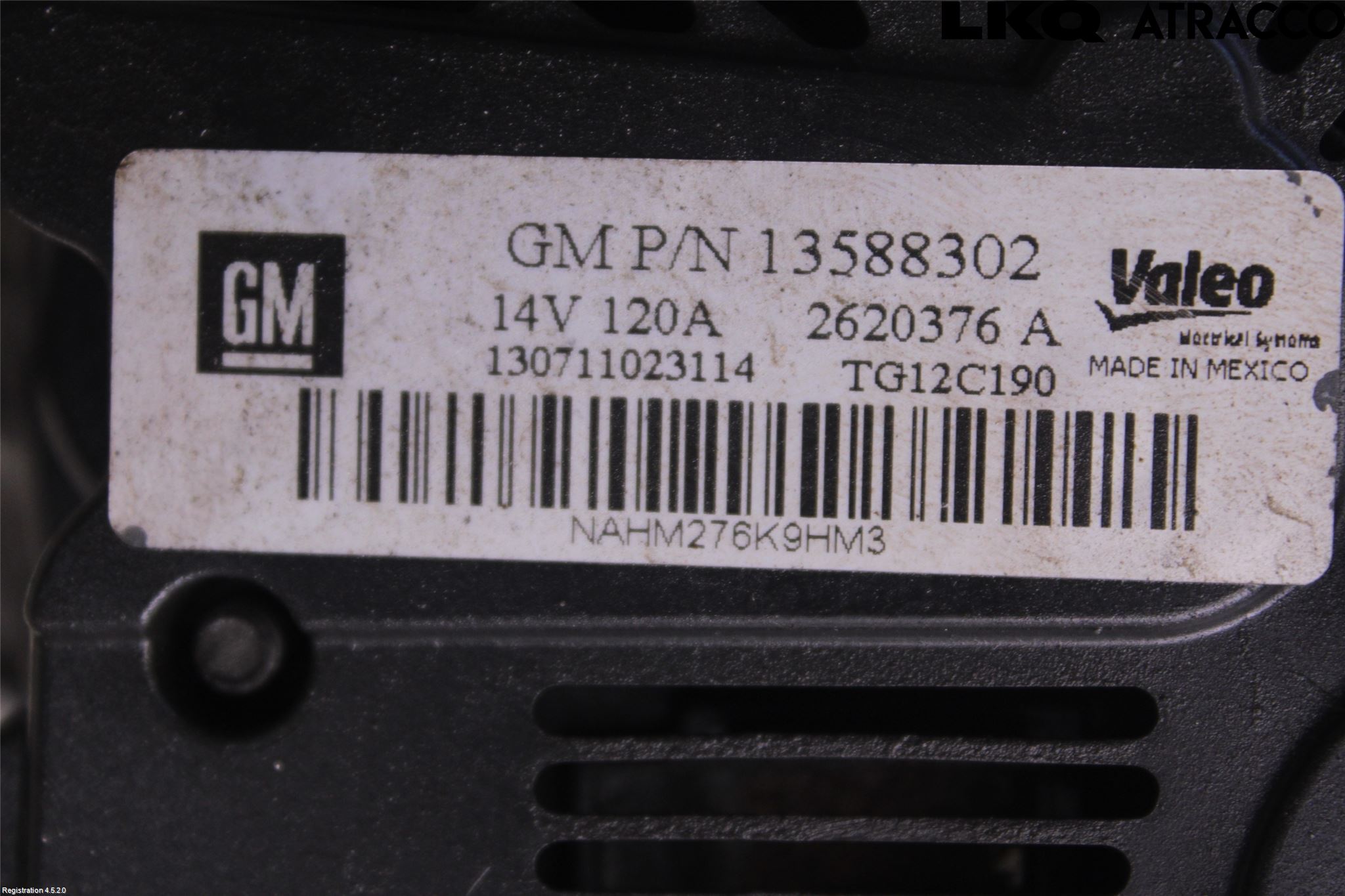 Opel ASTRA J 10-15 Generator