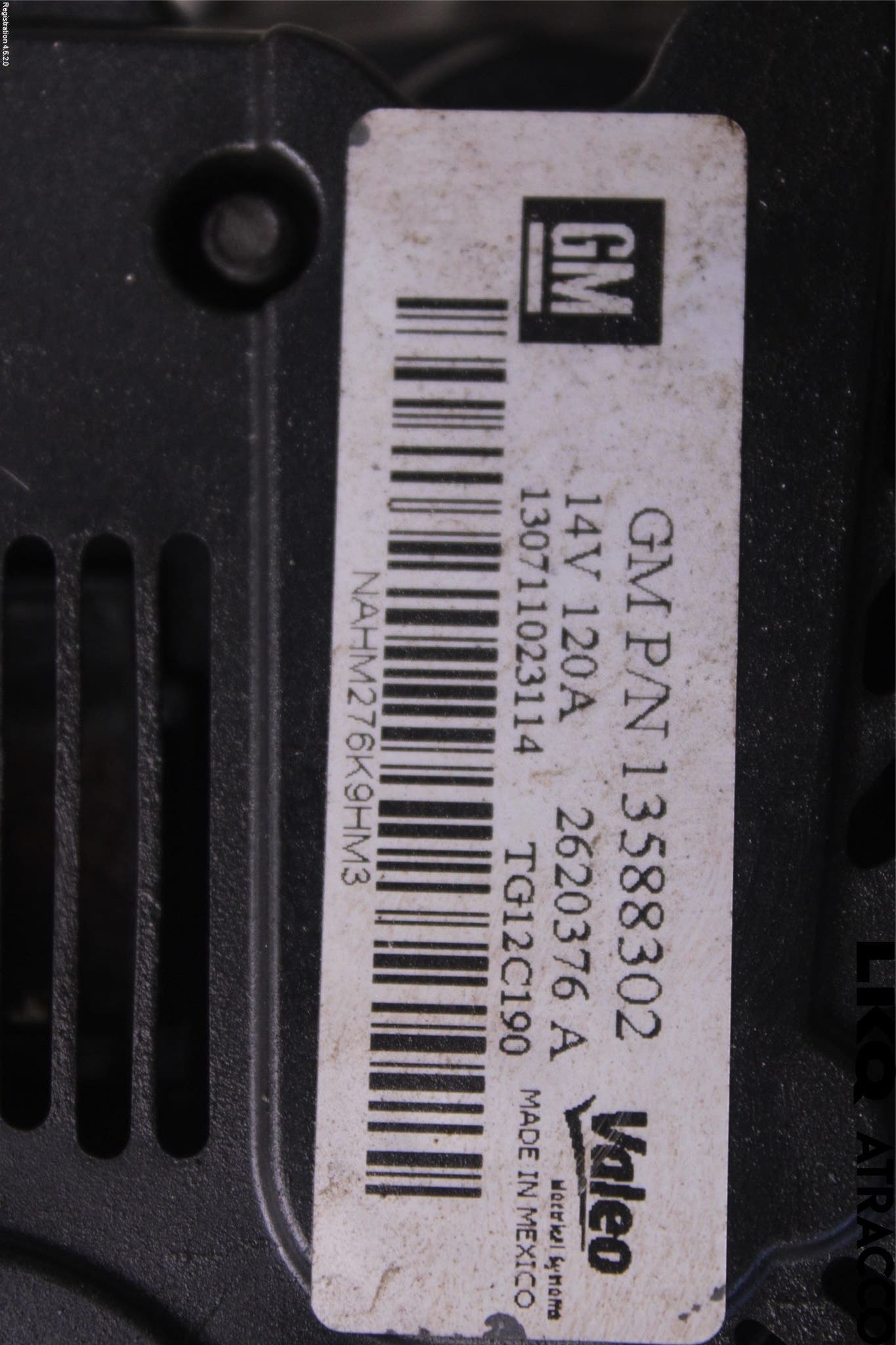 Opel ASTRA J 10-15 Generator