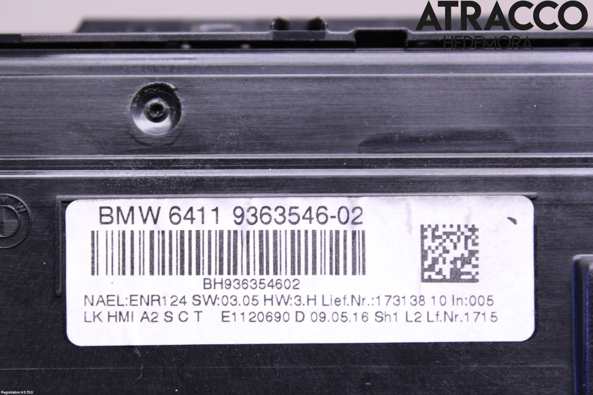 BMW 1 F20/F21 11-19 Ac Styrenhet Ac Manöveren