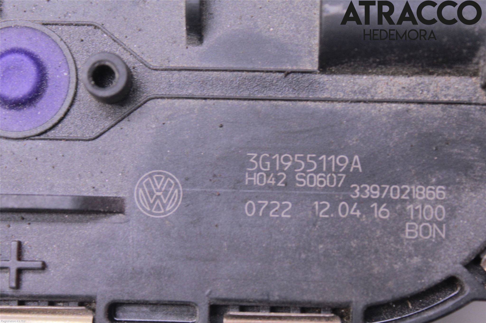 Volkswagen VW PASSAT 15-19 Torkarmotor Vindruta