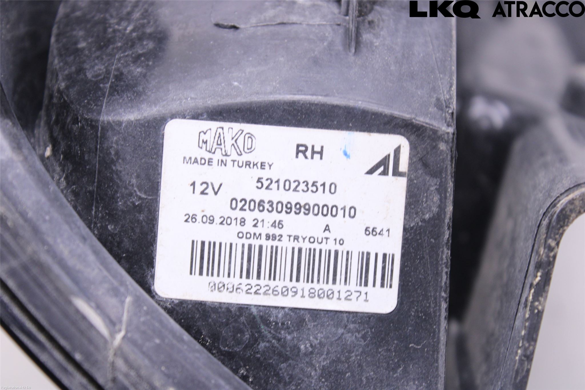 Fiat PANDA 12- Bakljus Höger