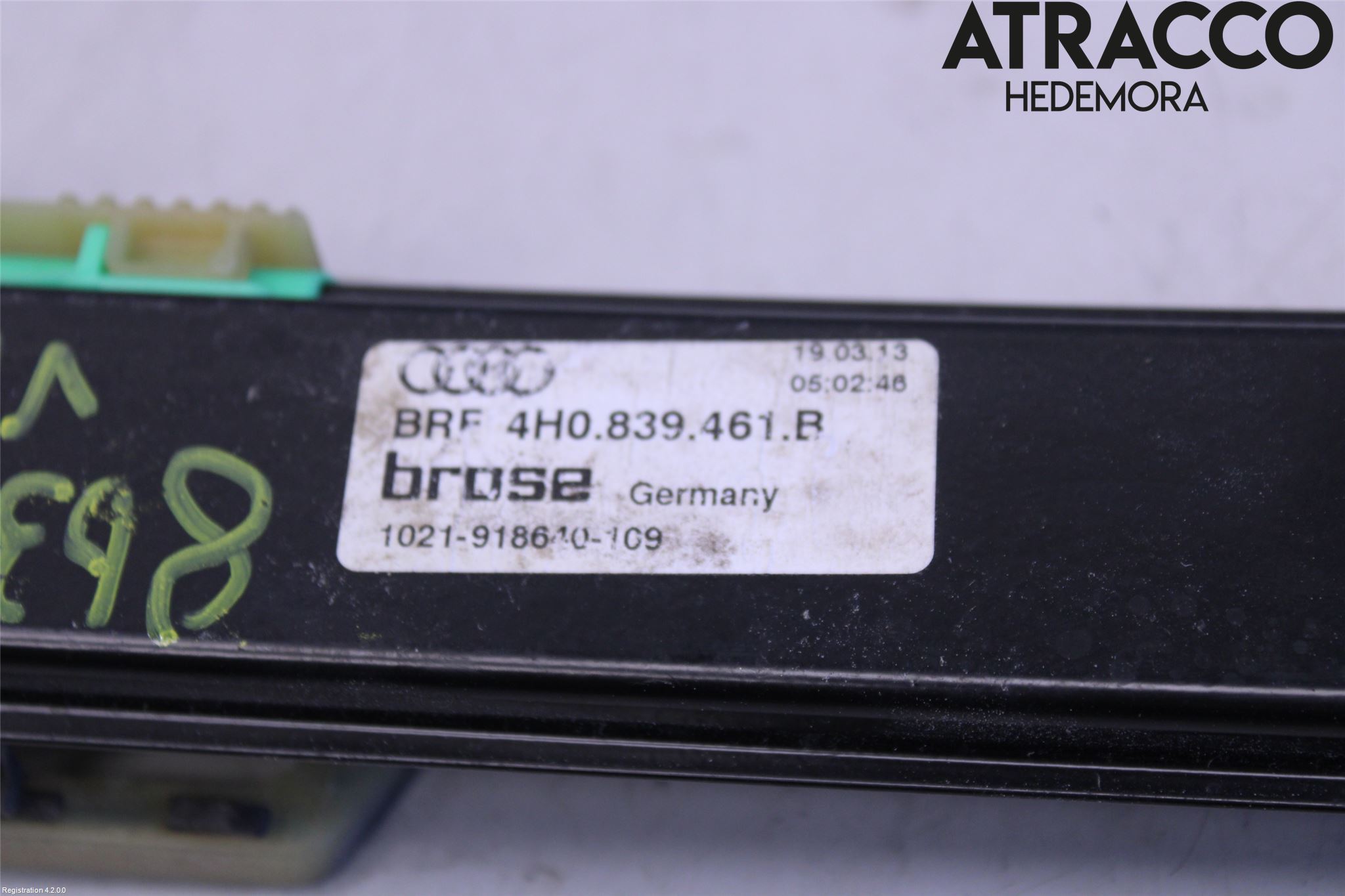 Audi A8/S8 4H 10-17 Fönsterhiss El Kompl