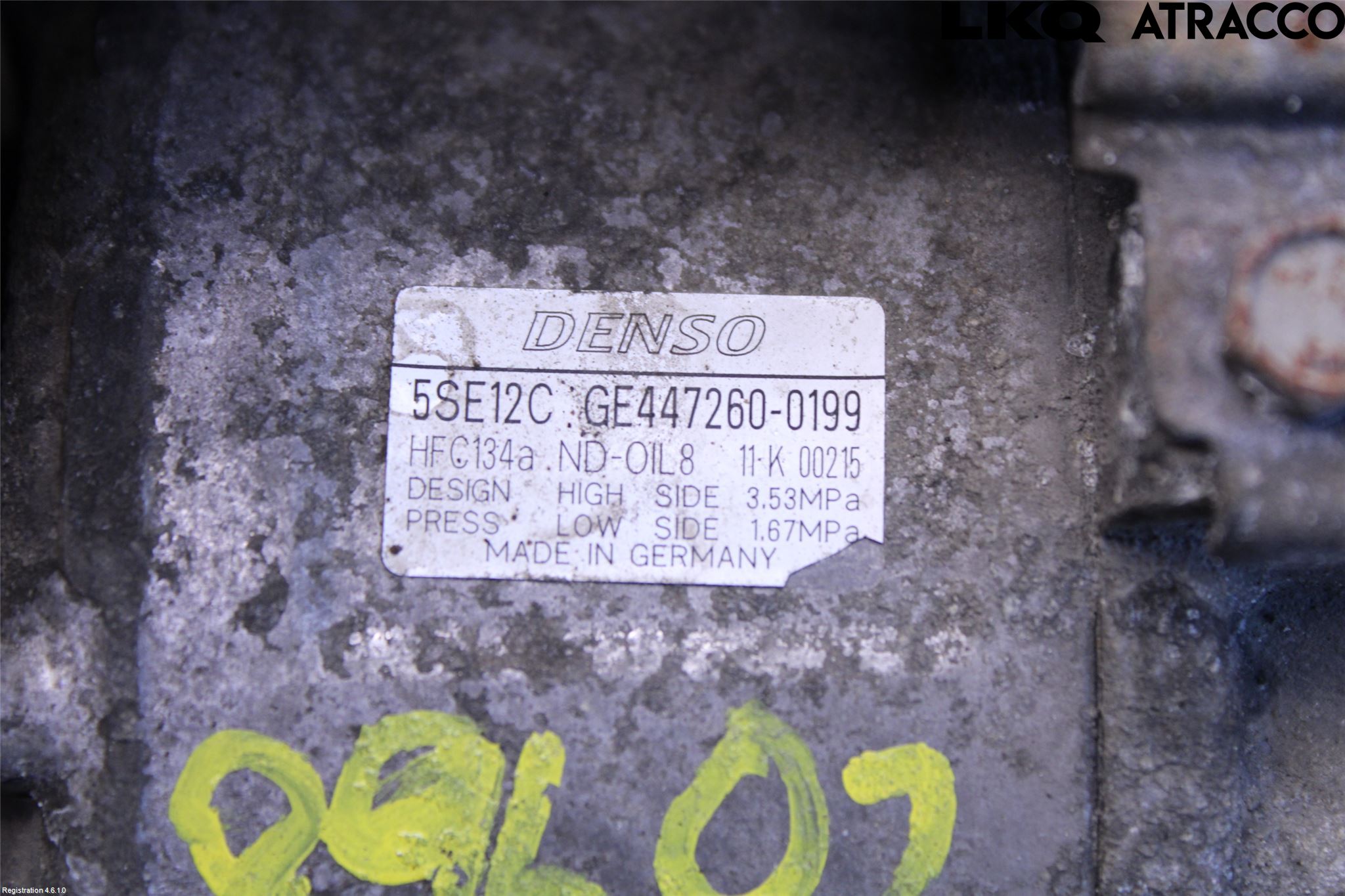 Toyota COROLLA VERSO 08-09 Ac Kompressor