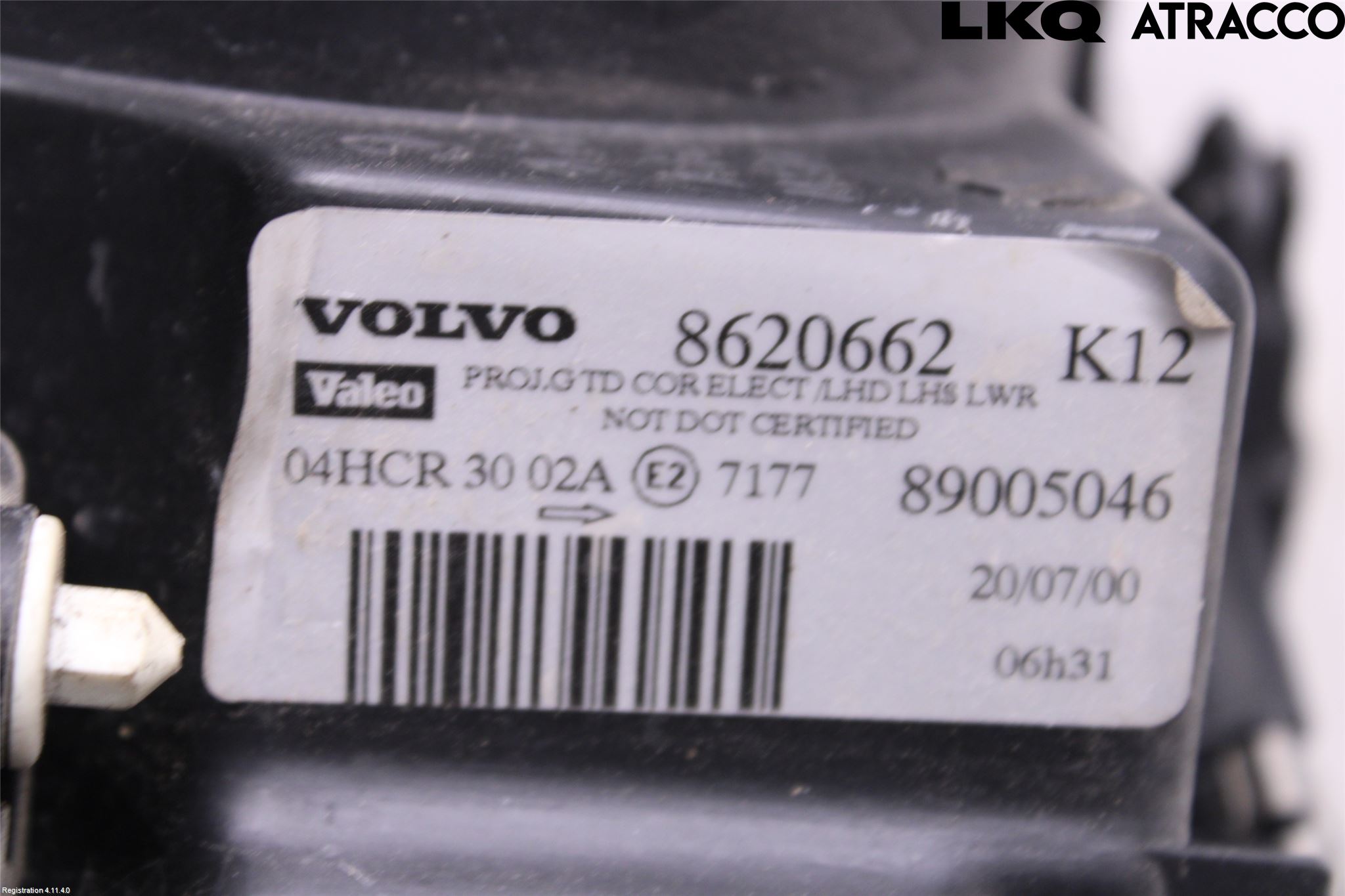 Volvo S80 99-03 Strålkastare Vänster