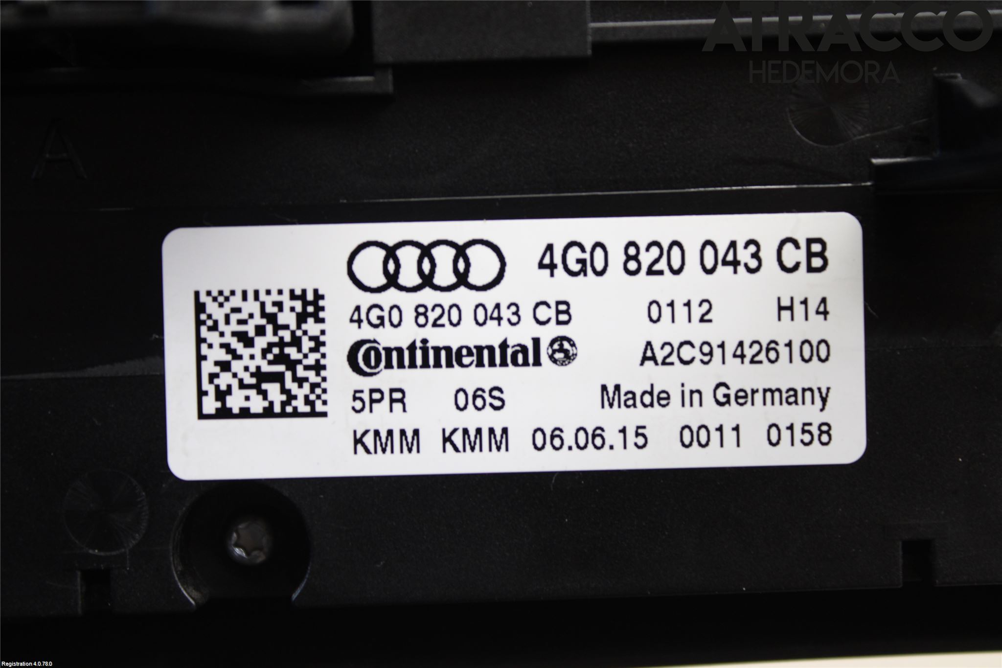 Audi A6/S6 4G 11-18 Ac Styrenhet Ac Manöveren