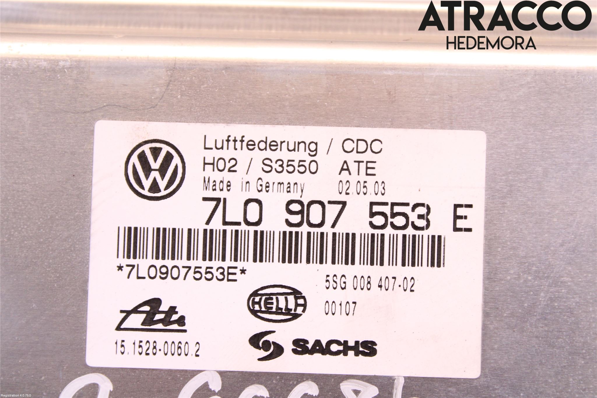 Porsche CAYENNE 03- Styrenhet Dragkrok