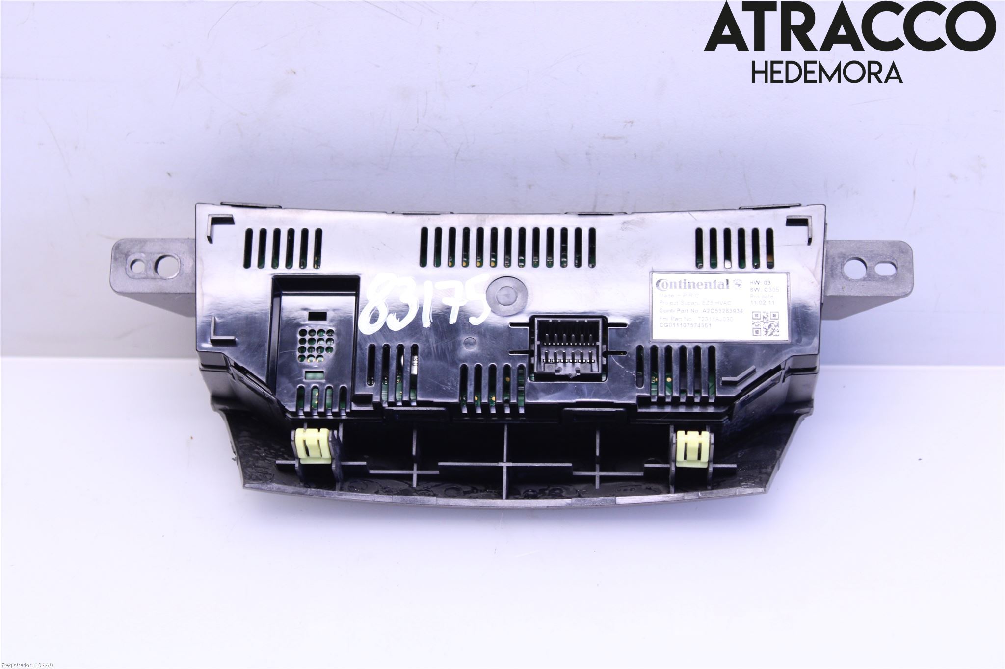 Subaru OUTBACK 10-15 Ac Styrenhet Ac Manöveren