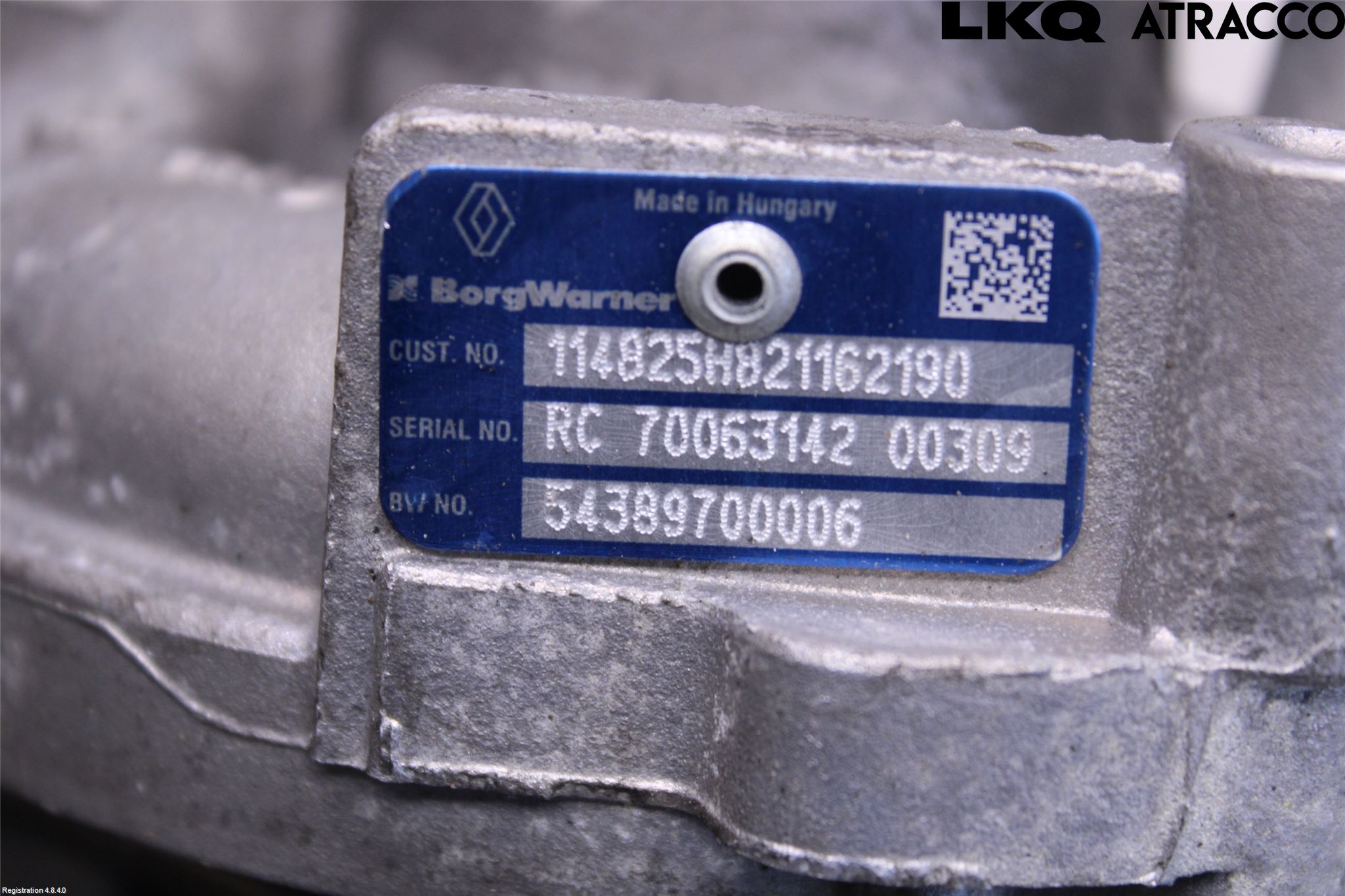 Nissan QASHQAI 14-17 Turboaggregat