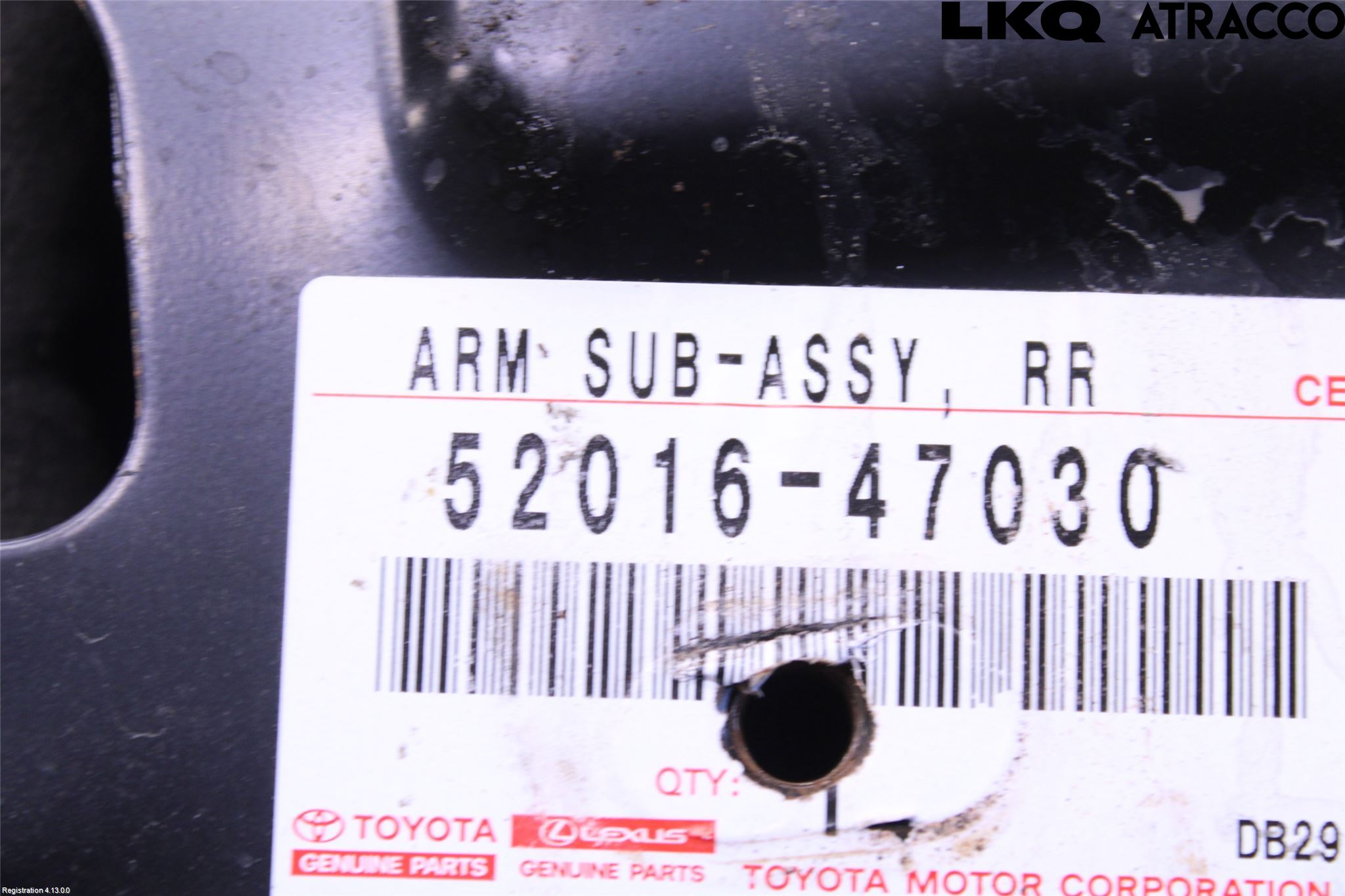 Toyota PRIUS ZVW30 09-20 Stötfångarbärjärn Bak
