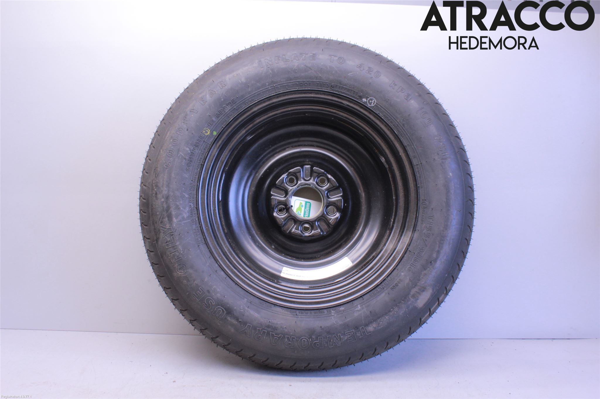 Mitsubishi ASX 10-22 Hjul Reservhjul Minityp