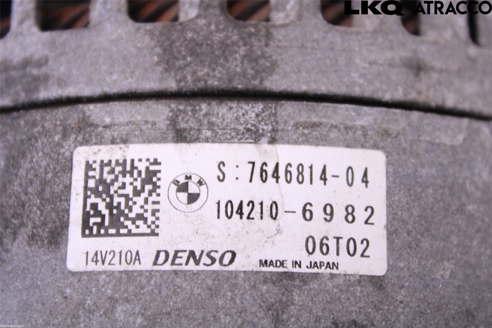BMW X3 F25 10-17 Generator