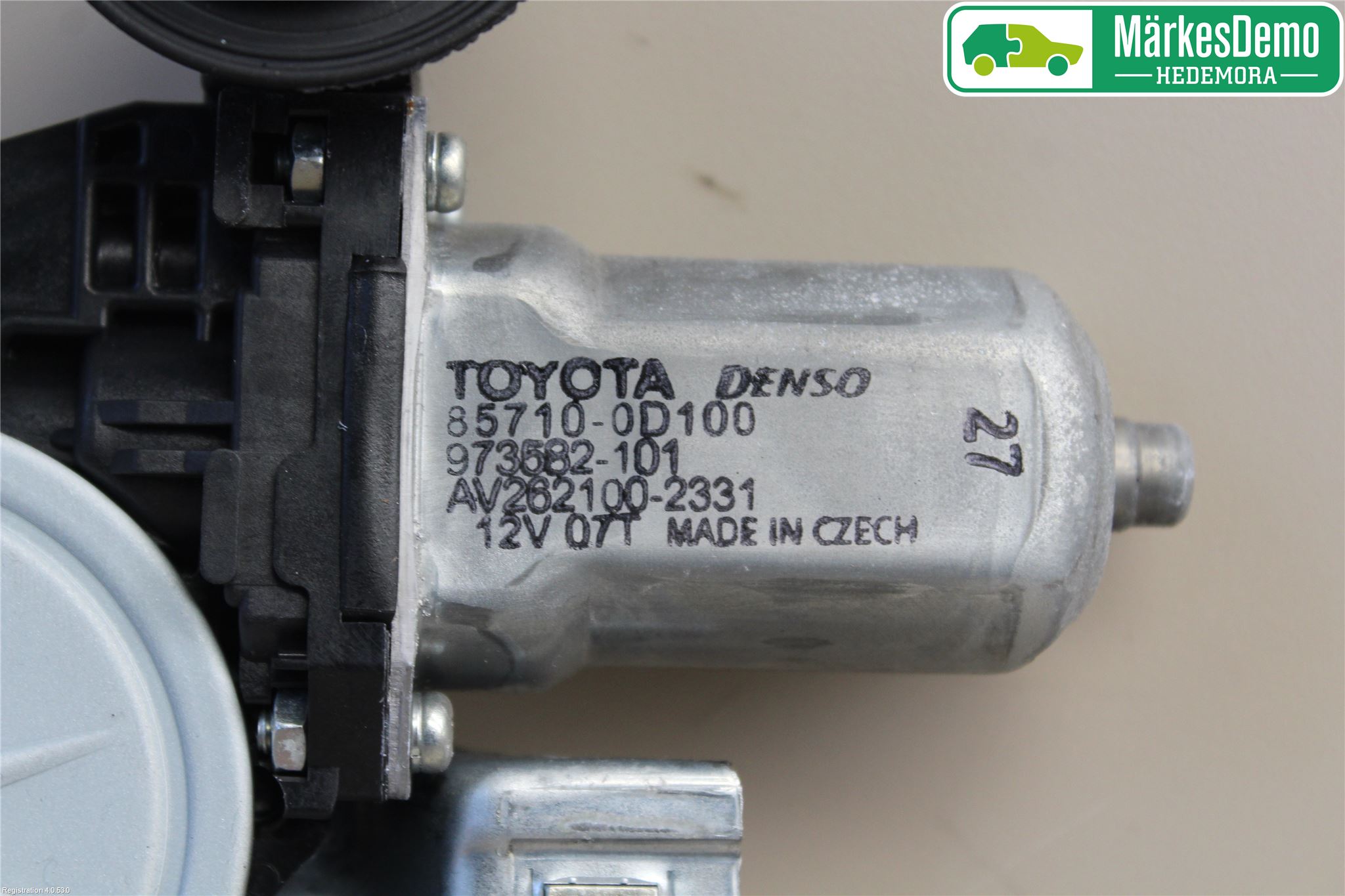 Toyota YARIS XP130 15-20 Fönsterhiss El Kompl