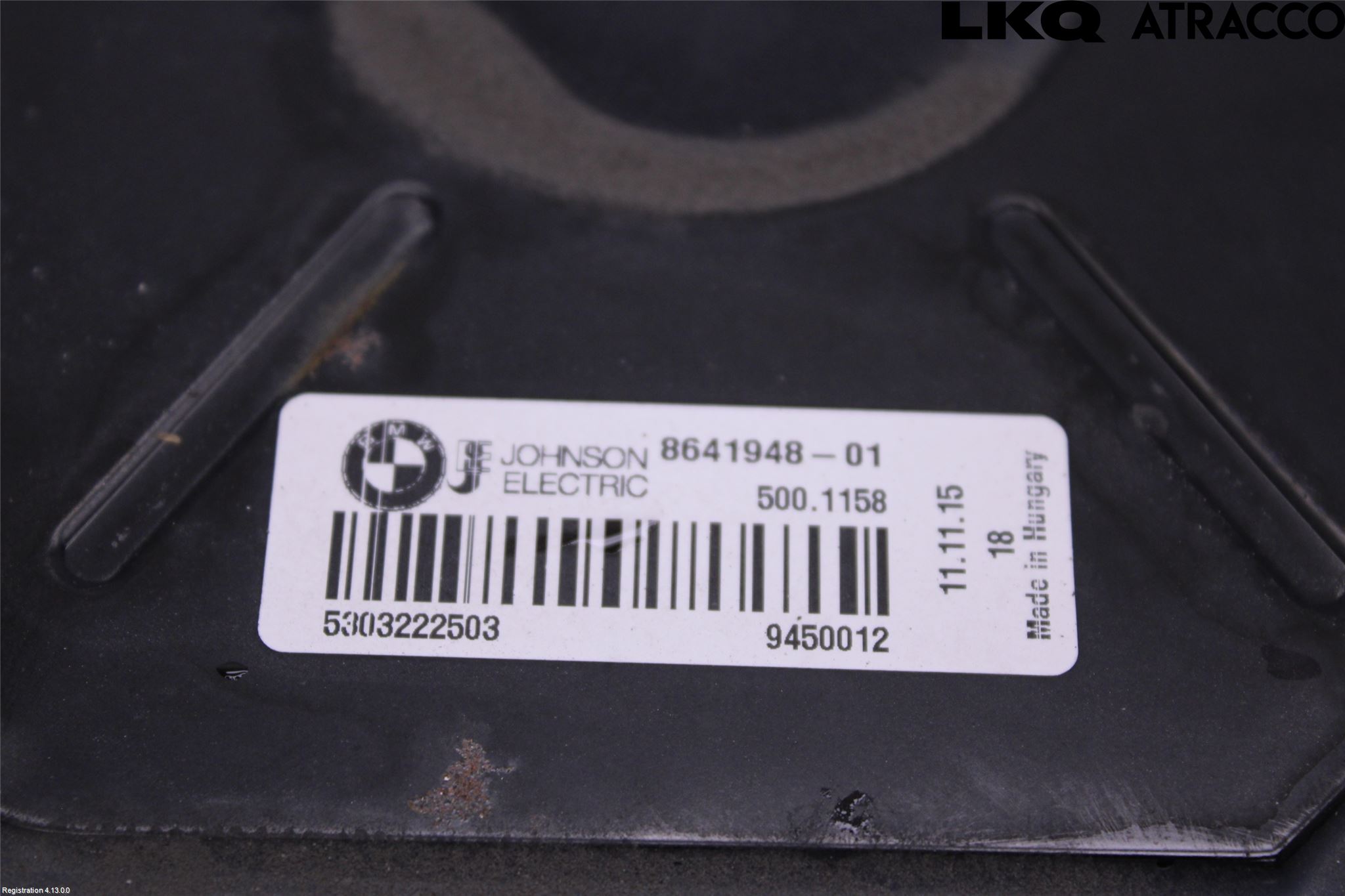BMW i3 I01 13-22 Kylfläkt El
