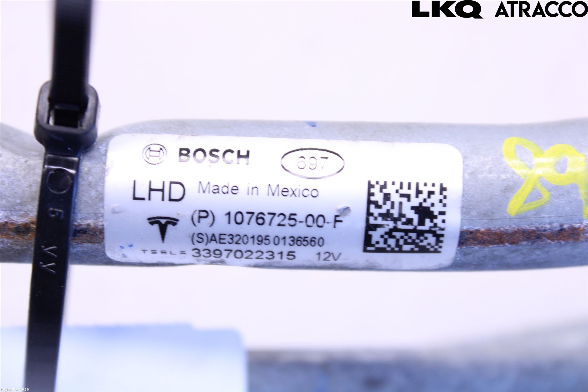Tesla MODEL 3 17- Torkarmekanism Vindruta