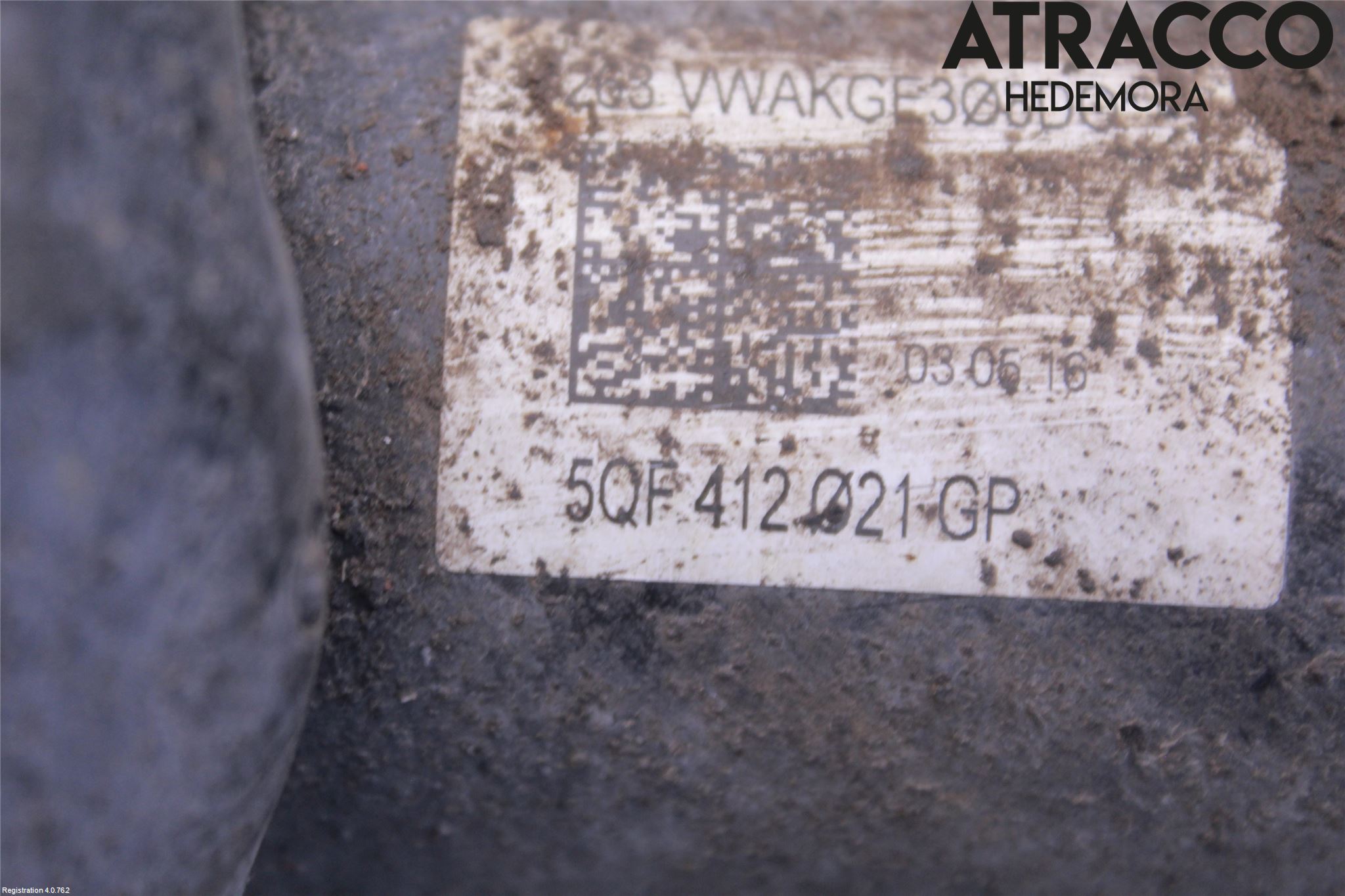 Volkswagen VW TIGUAN 16-24 Fjäderben Fram Vänster