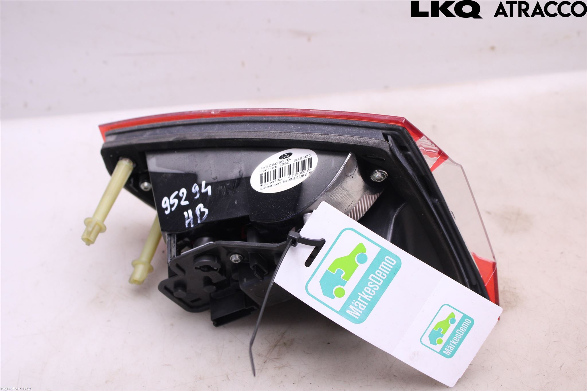 Ford S-MAX 06-15 Bakljus Lucka Hö